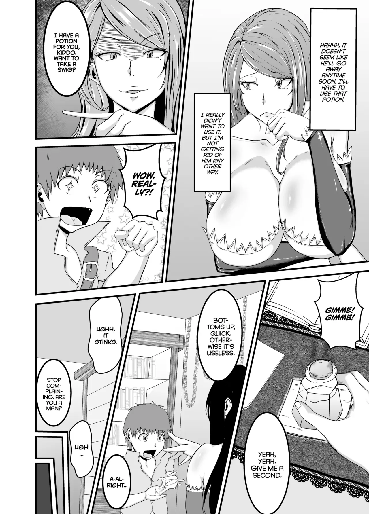 [Kazama Dojo (Mucc)] Miwaku no Mahoutsukai (Dragon's Crown) [English] {2d-market.com} [Decensored] [Digital] - Page 3