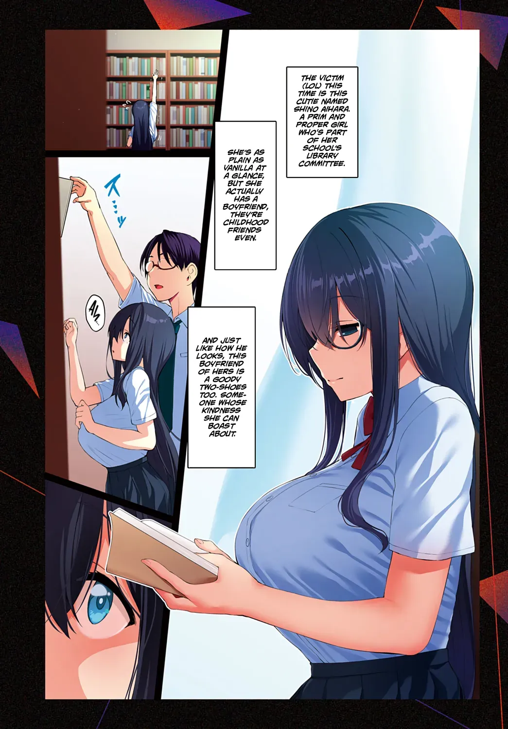 [Satou Kuuki] Shino Channel ~Kareshi Mochi Bungaku JK Uwakiroku~ Part. 1 | Shino Channel: Cheating Records of a Bookworm High School Girl with a Boyfriend Part. 1 (COMIC Anthurium 2021-01) [English] [WataTL] [Digital] - Page 2