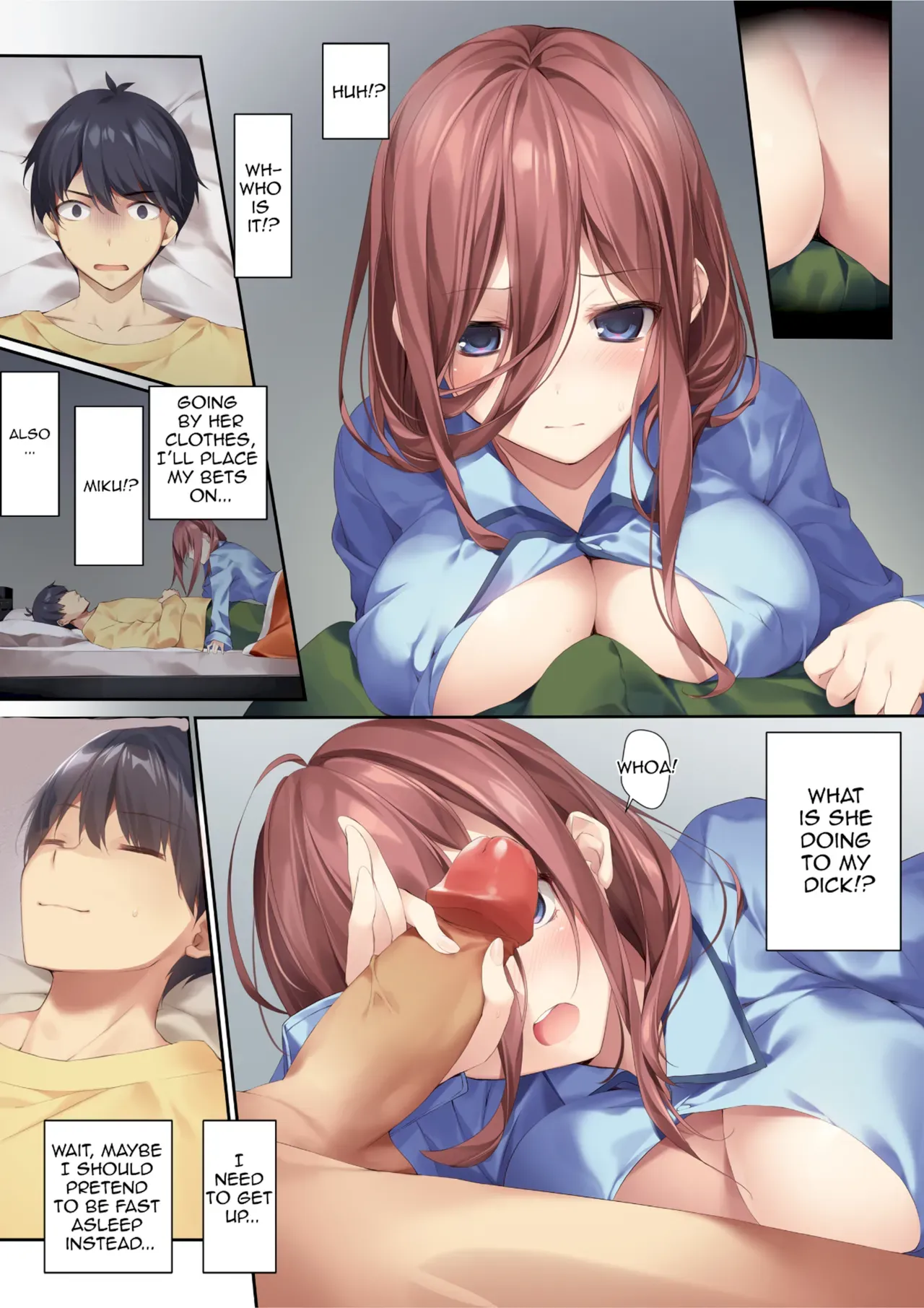 [KAROMIX (karory)] Miku ga Kisei Jijitsu o Tsukuru Hon | A Book Where Miku Has It Her Way (Gotoubun no Hanayome) [English] [Decensored] [Digital] - Page 3