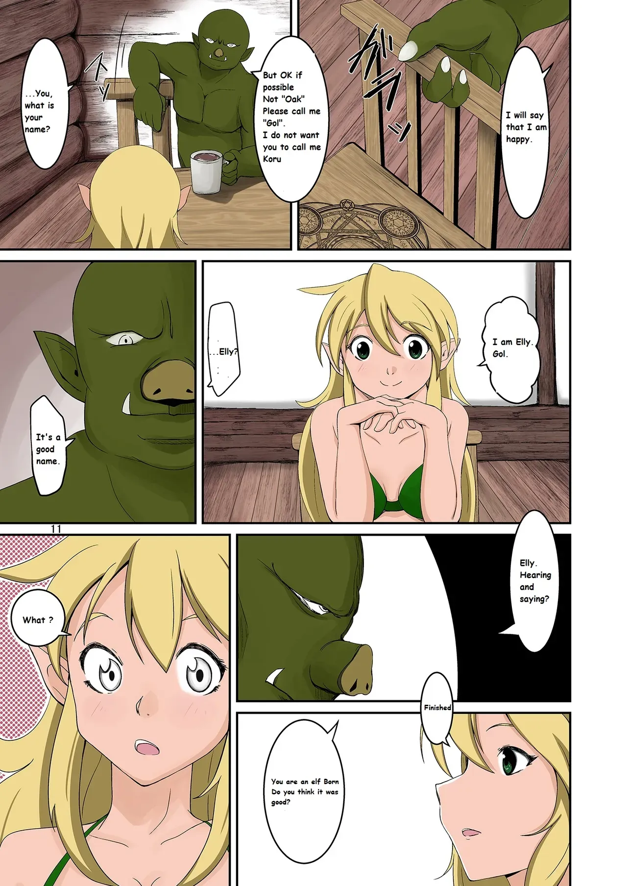 [Iwashita Shoten (Iwashita)] Elf to Orc no Irekawari Dark Bon | Elf and Orc Replacement Dark Book [English] [Digital] - Page 10