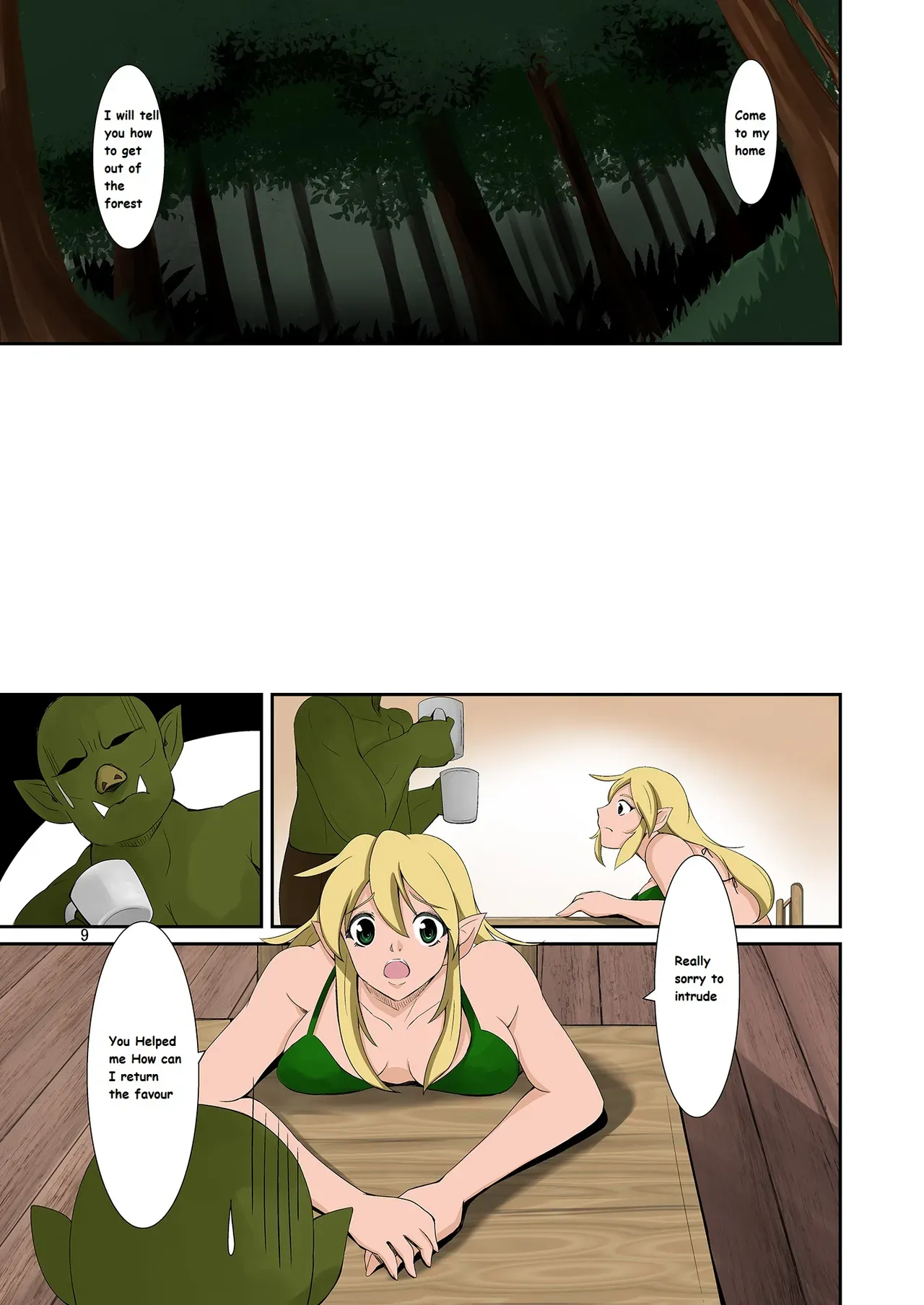 [Iwashita Shoten (Iwashita)] Elf to Orc no Irekawari Dark Bon | Elf and Orc Replacement Dark Book [English] [Digital] - Page 8