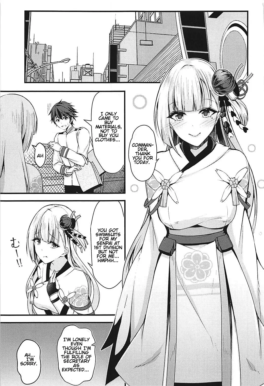 (C93) [Mizutofu (Suishin Tenra)] Ecchi na Shoukaku wa Dame desu ka? |  Is this perverted Shoukaku no good? (Azur Lane) [English] [LunaticSeibah] - Page 2