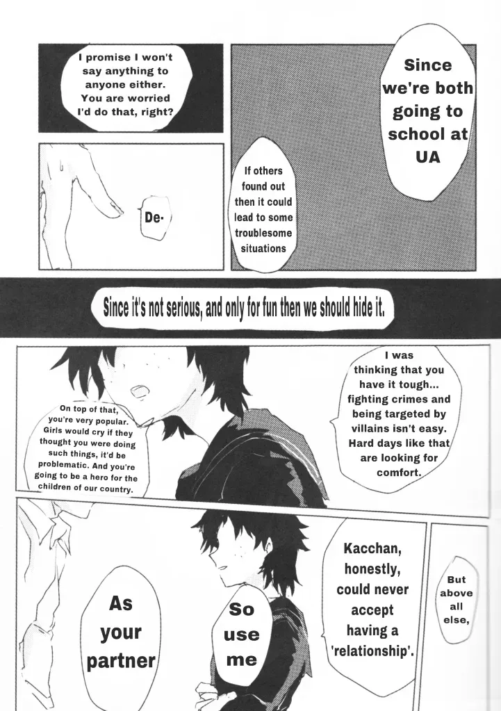 (Douyara Deban no Youda! 10) [Kokoro ga Oreteru (Oreta Syashin)] Oroka na Futari no Renshuu Kyoku | Our Foolish Etude Together (Boku no Hero Academia) [English] [SpookyLatte] - Page 10