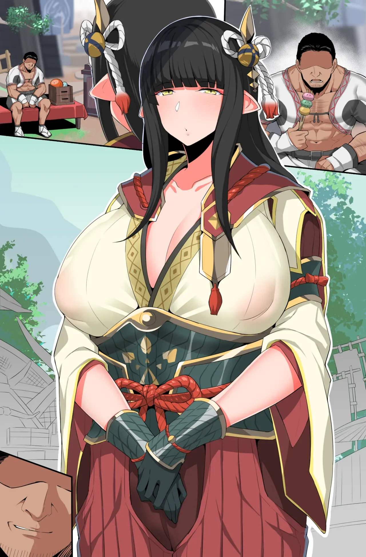 [Arimura Daikon] Eeeegui Kijoui de Shiboritotte Kuru Hinoe-jou | Hinoe San hold you in the cowgirl position (Monster Hunter) [English] [PERVERT DUCKIES] - Page 3