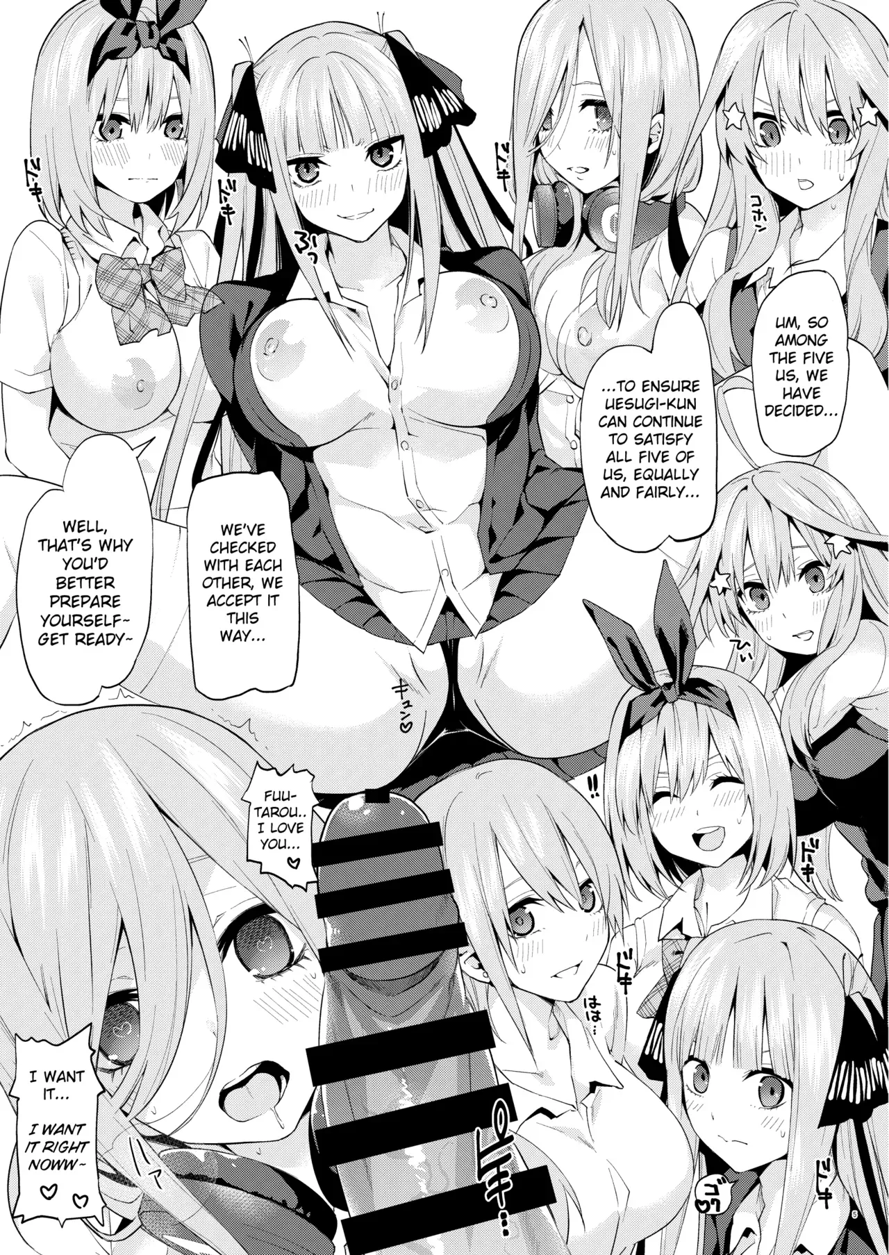 [Samurai Ninja GREENTEA] Gobun no Go -final- -Nakano-ke Itsutsugo Harem END- | Five Fifths -final- -Nakano Quintuplets' Harem END- (Gotoubun no Hanayome) [English] [syraku] [Digital] - Page 4