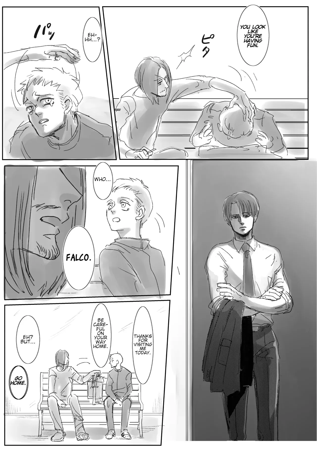 [CHO-RYU (siomi)] Boys, in the Blue-Moon Shadows (Shingeki no Kyojin) [English] [Digital] - Page 6