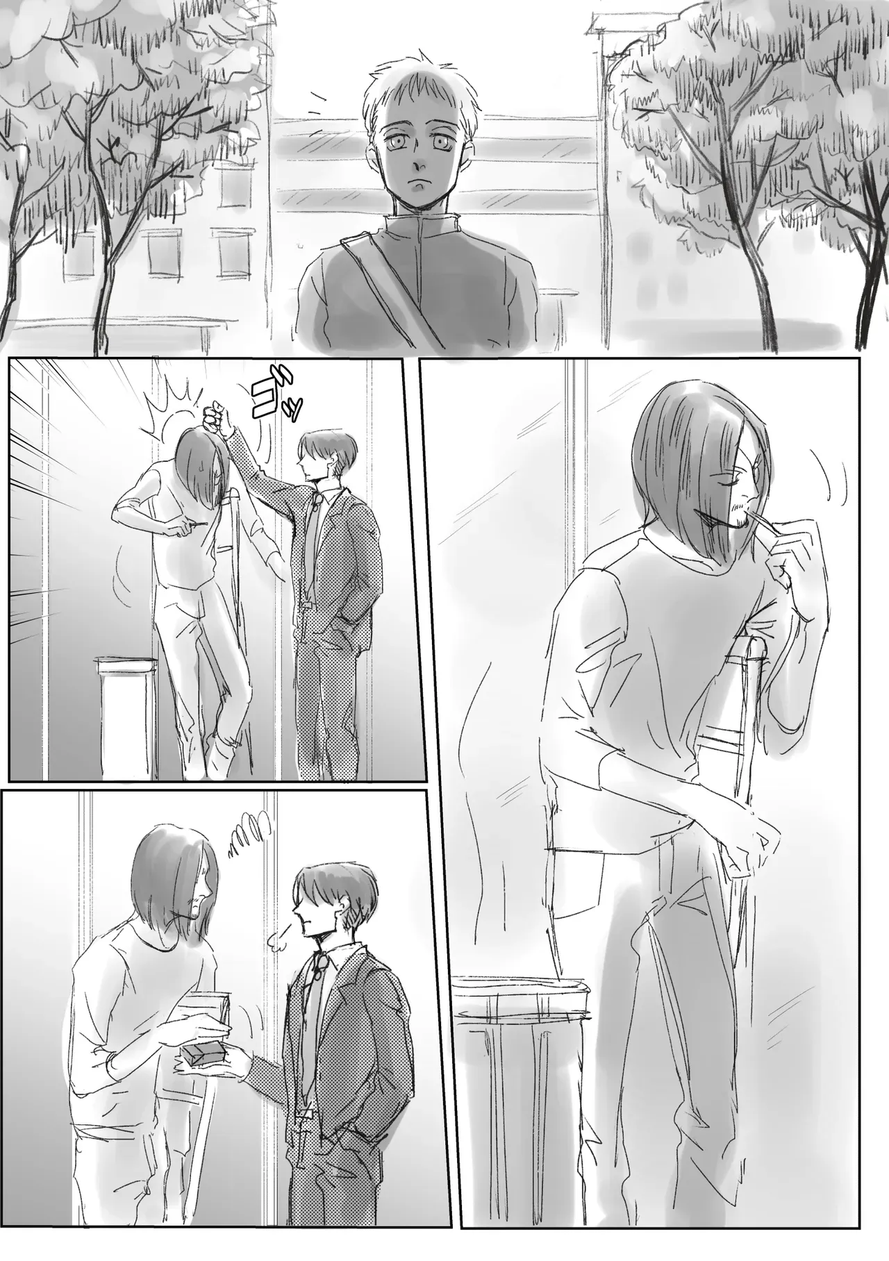 [CHO-RYU (siomi)] Boys, in the Blue-Moon Shadows (Shingeki no Kyojin) [English] [Digital] - Page 9