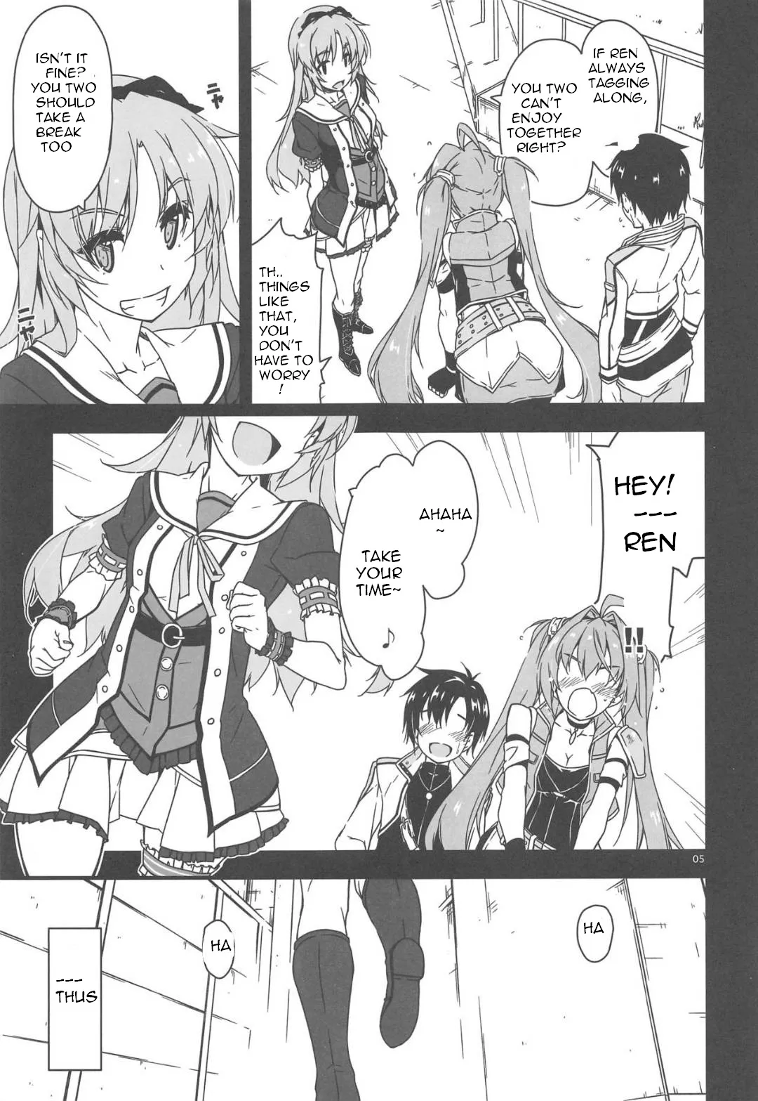 (C96) [Angyadow (Shikei)] Koko ni Rakuen o Tateyou! (The Legend of Heroes: Sen no Kiseki) [English] {MagusTLS} - Page 4