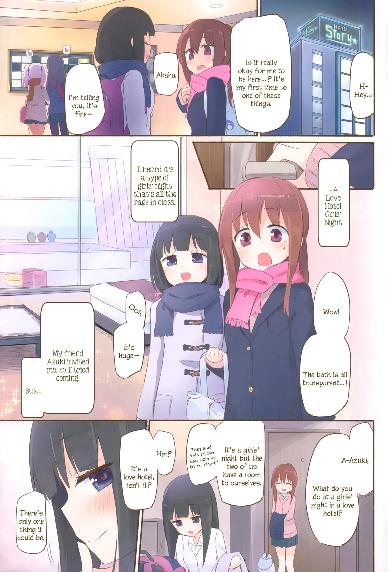 (C93) [Homuraya★Pleiades (Homura Subaru)] Watashi ga Soap Shite Ageru -Full Color Yuri Soap Hon- | I'll Soap You Up -Full Color Yuri Soap Book- [English] - Page 2