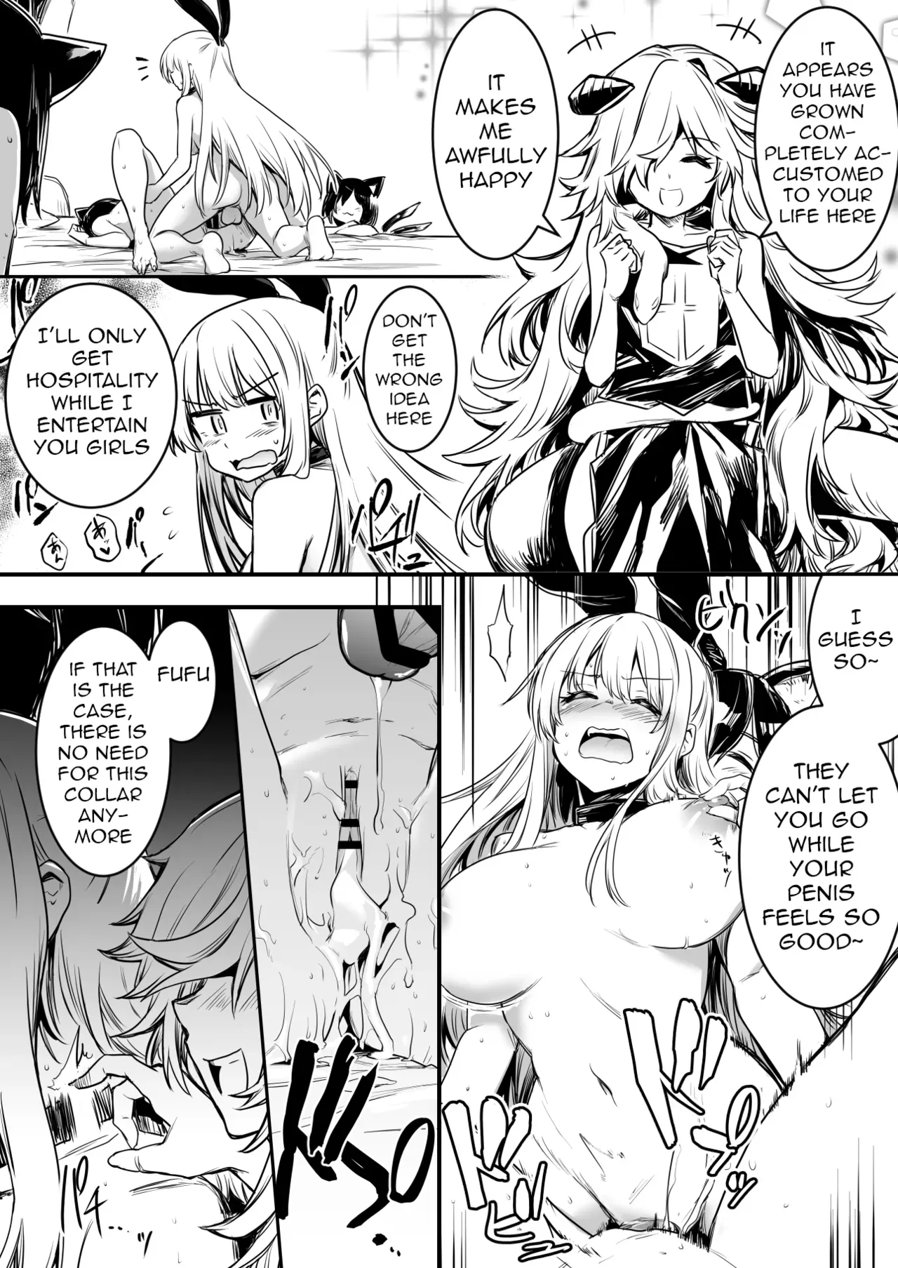 [Lefthand] The Bewildered Adventurer-chan is Caught and Reverse-Raped as the Penis She Grew Gets Aroused by the Female Demons [English] [q91] - Page 10