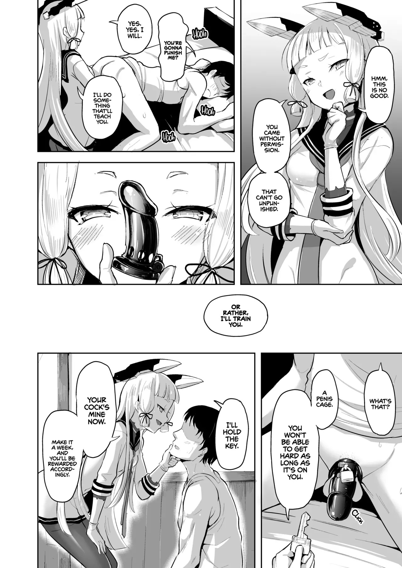 [Namanamago (Shiba Nanasei)] Maamaa S na Murakumo ni Iroiro Shite Itadaku Hon | A Moderately Sadistic Murakumo Has Her Fun With Admiral (Kantai Collection -KanColle-) [English] {2d-market.com} [Decensored] [Digital] - Page 7