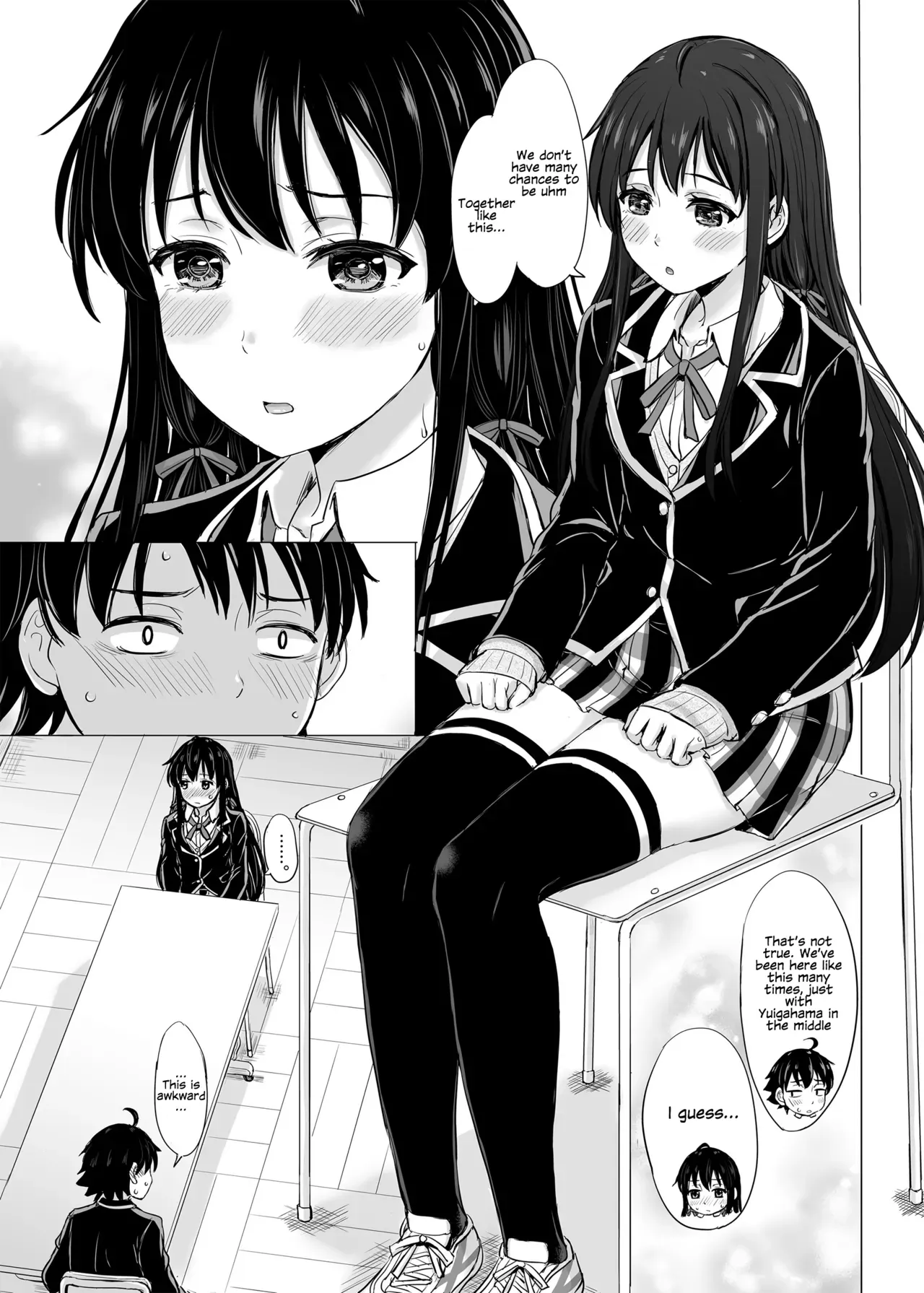 (C91) [studio A (Inanaki Shiki)] Yukinon Again. (Yahari Ore no Seishun Love Come wa Machigatteiru.) [English] [decensored] - Page 6