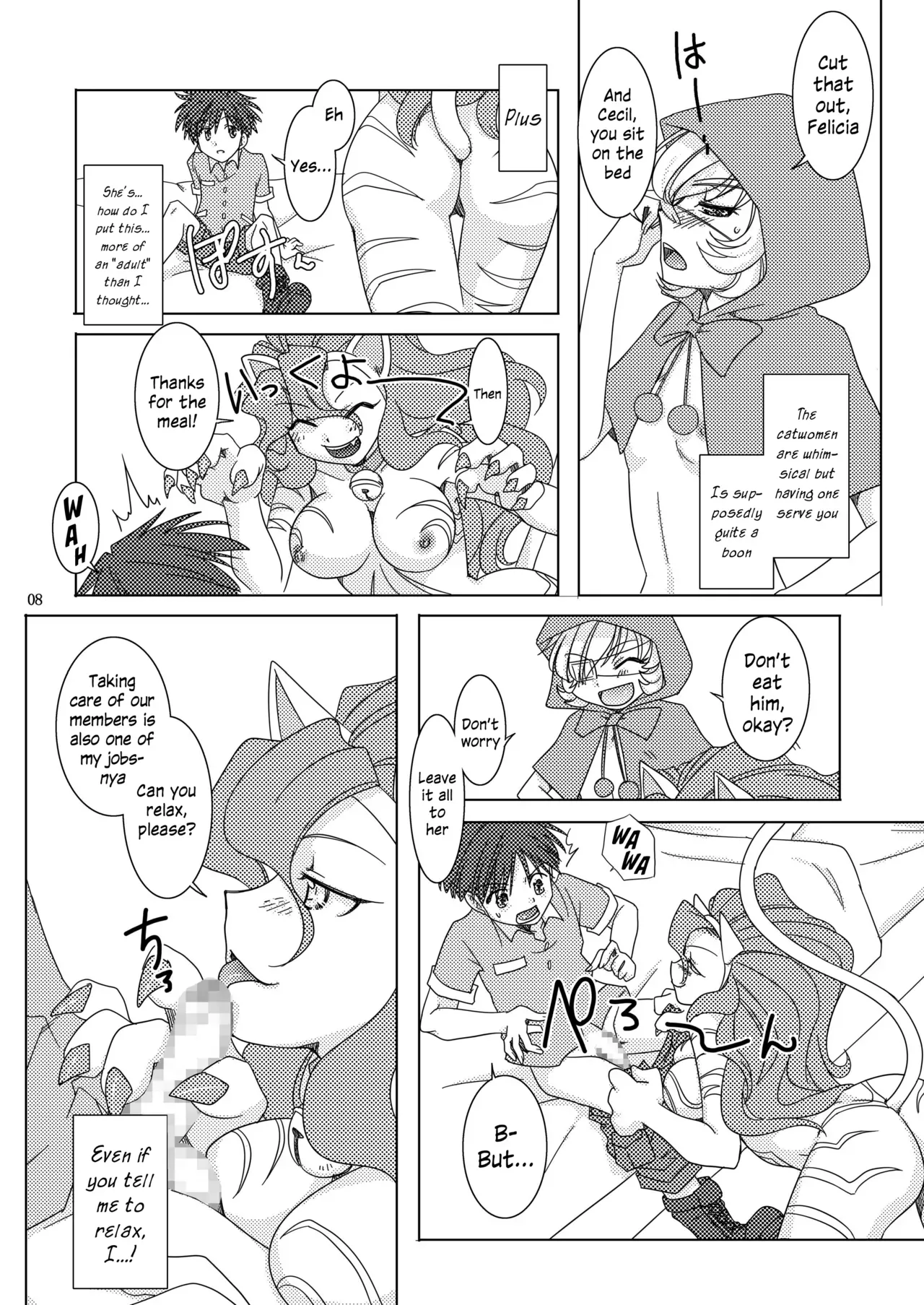 (C83) [Purin House (Nakai Kana)] REDCAP (Darkstalkers) [English] [Hikari no Kaze] - Page 9