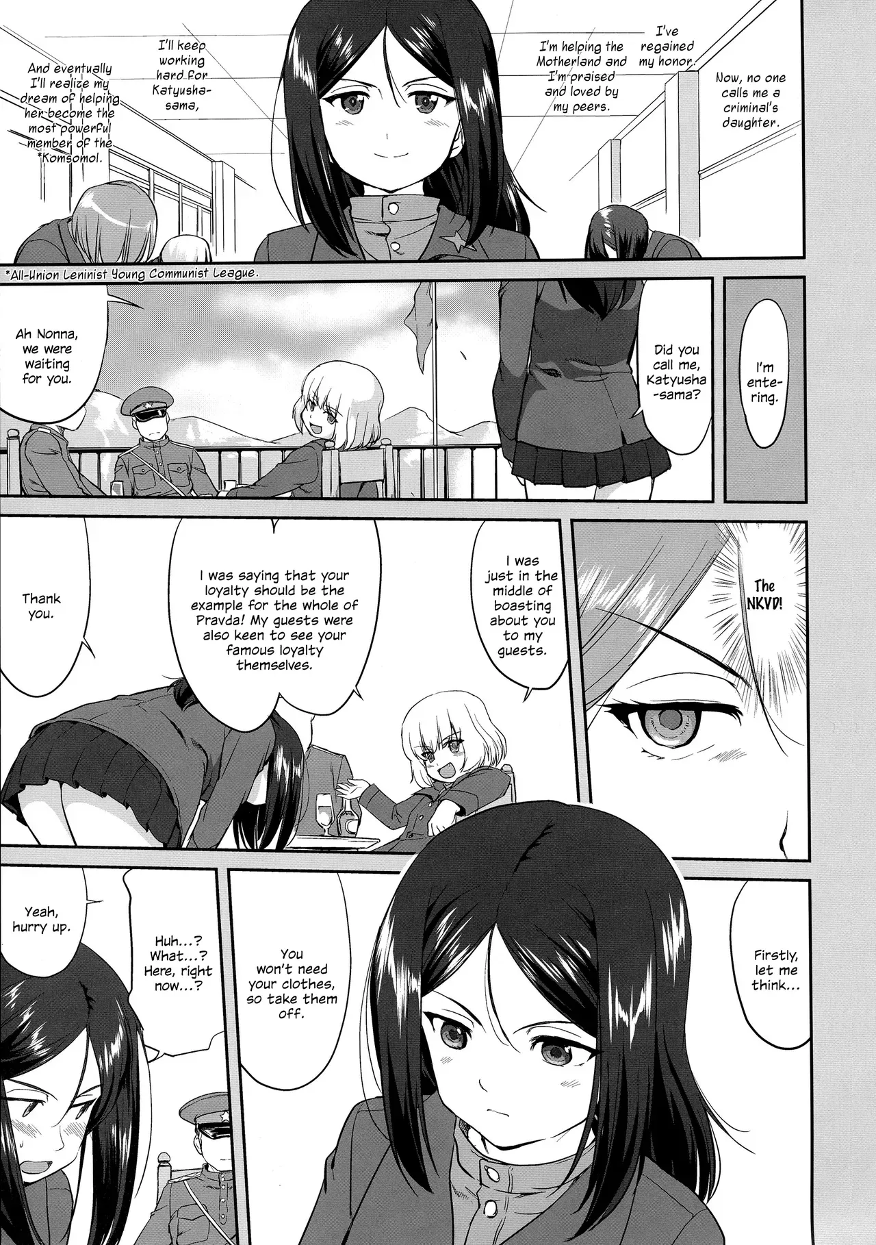 (C85) [Takotsuboya (TK)] Yukiyukite Senshadou Battle of Pravda (Girls und Panzer) [English] [N04h] - Page 9