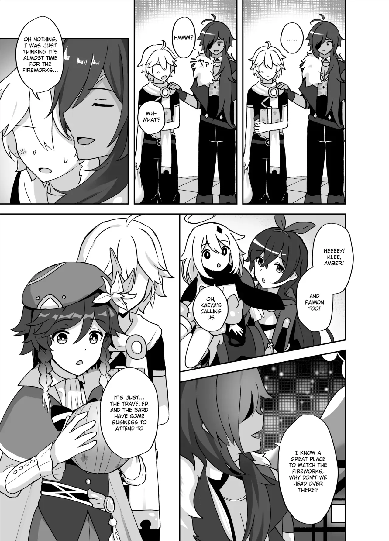 [Takama] Tomoru Umi ni Kaze wa Fuku | Wind-Swept Lanterns At Sea (Genshin Impact) [English] - Page 6
