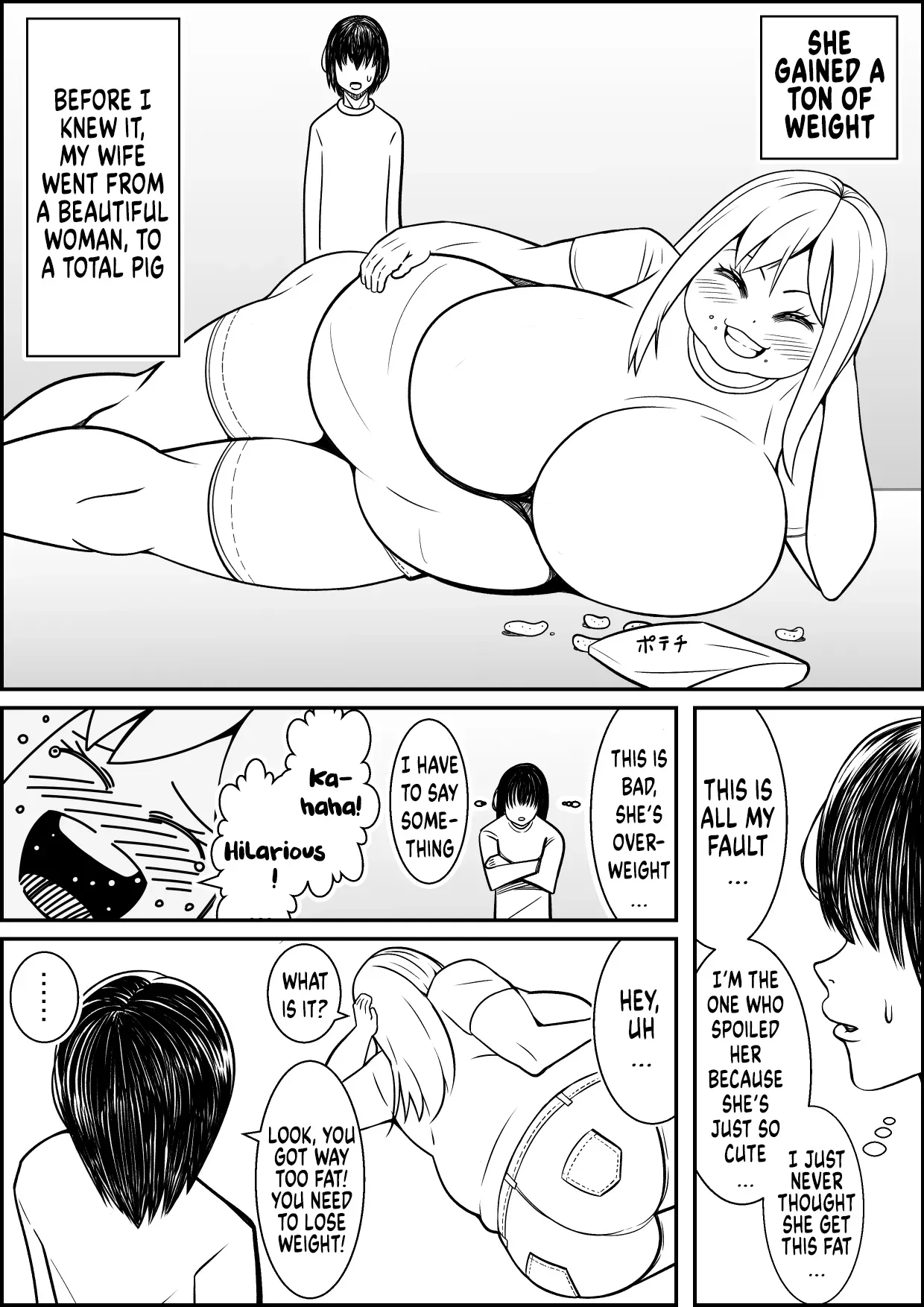 [Nekorondoru (Tokei)] Sex Diet to Help My Wife Lose Marriage Weight [English] [Digital] - Page 2
