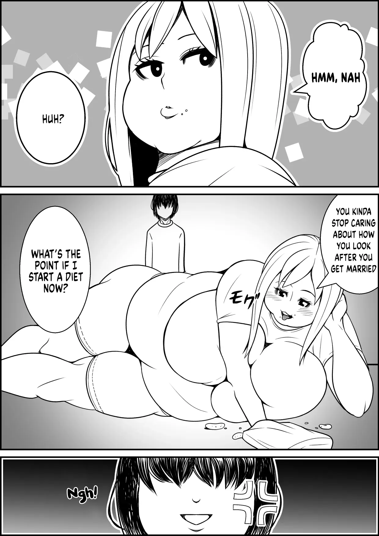 [Nekorondoru (Tokei)] Sex Diet to Help My Wife Lose Marriage Weight [English] [Digital] - Page 3