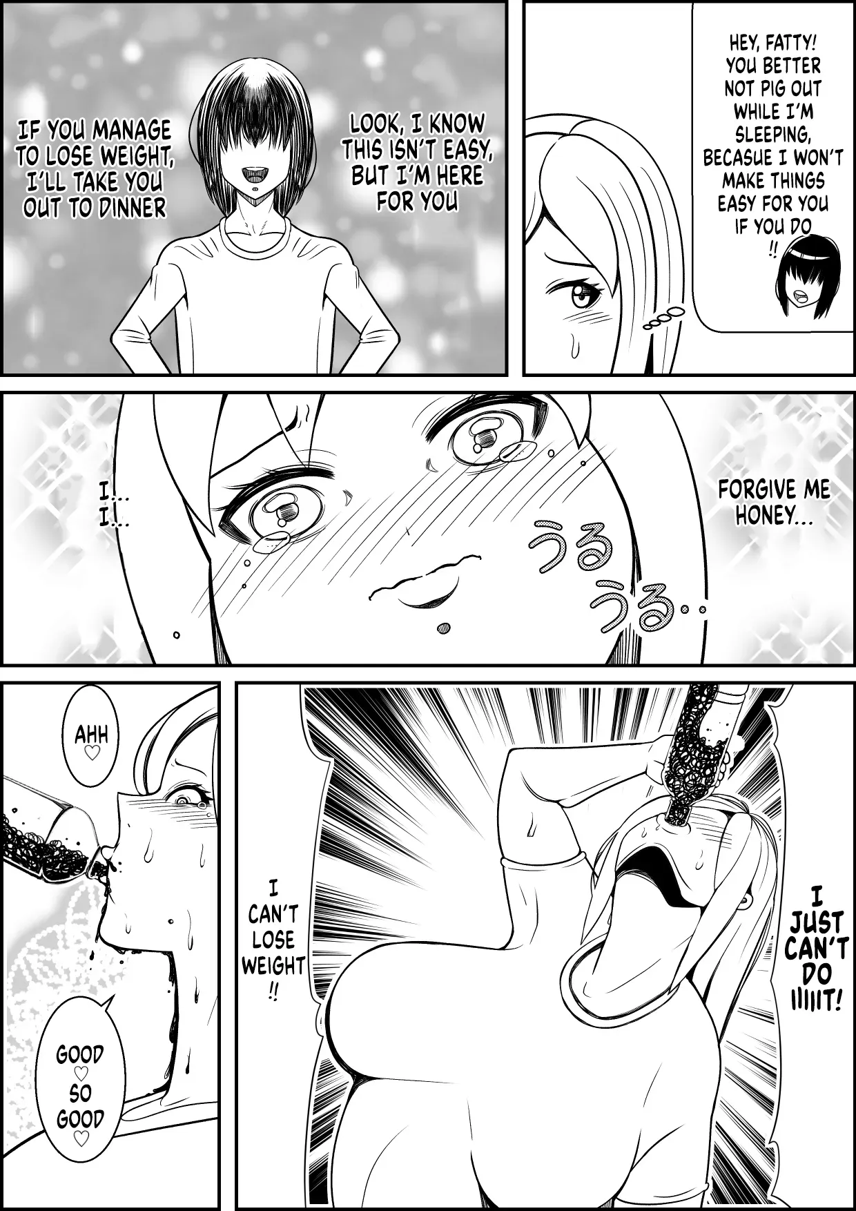 [Nekorondoru (Tokei)] Sex Diet to Help My Wife Lose Marriage Weight [English] [Digital] - Page 9