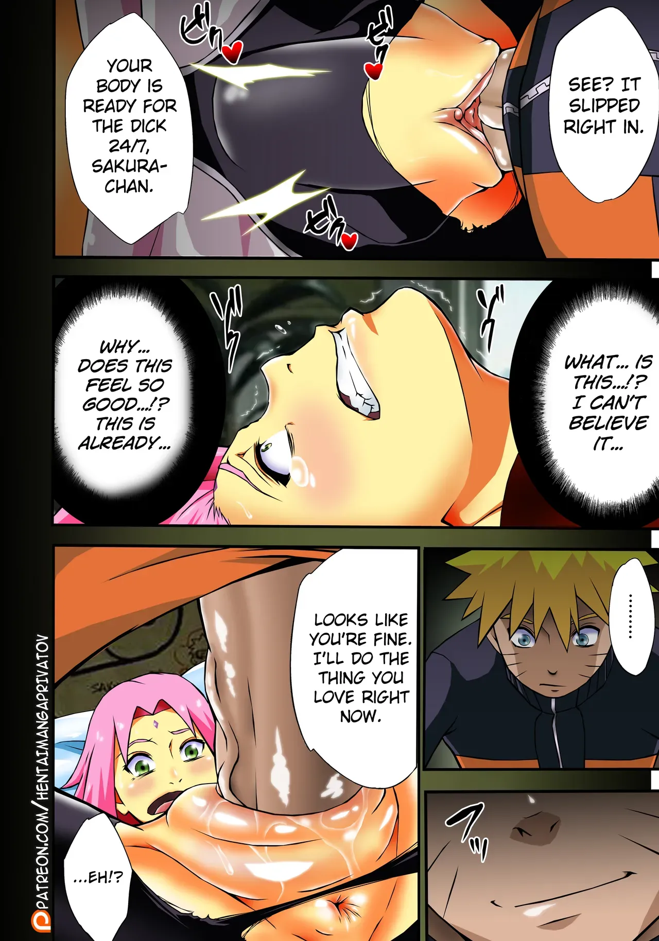 (C92) [Karakishi Youhei-dan Shinga (Sahara Wataru)] Botan to Sakura (Naruto) [English] [Privatov] [Colorized] [Decensored] - Page 7