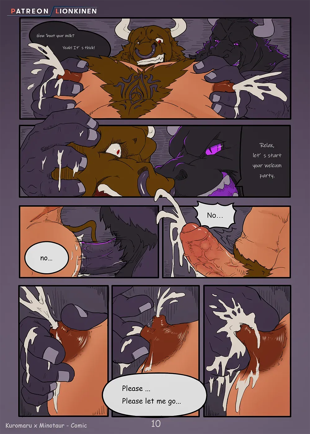 [LionkinEn] Mino x Kuromaru - Page 10