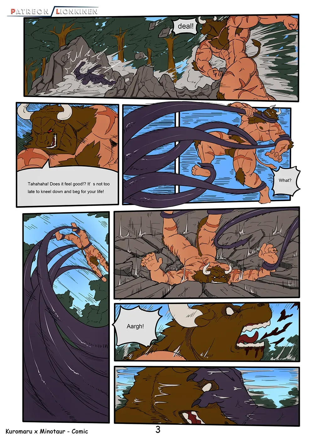 [LionkinEn] Mino x Kuromaru - Page 3