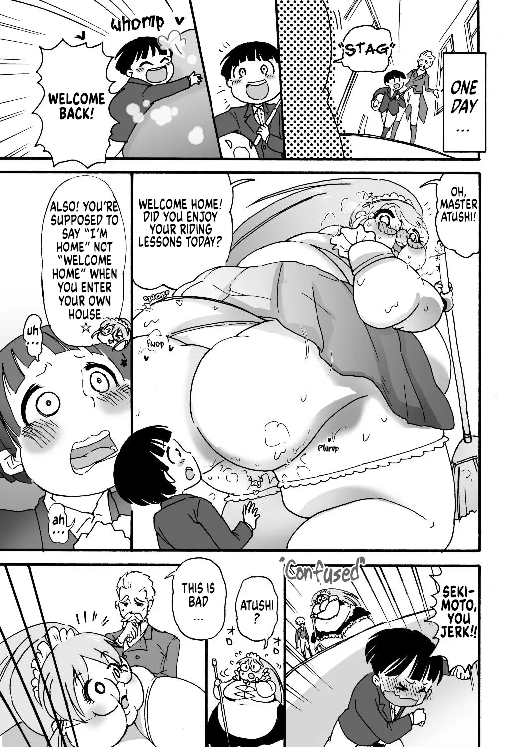 [PRBRheadphone (▲arakata)] Himanka Maid no Sekimoto-san [English] [FattyloverAnon] [Digital] - Page 8