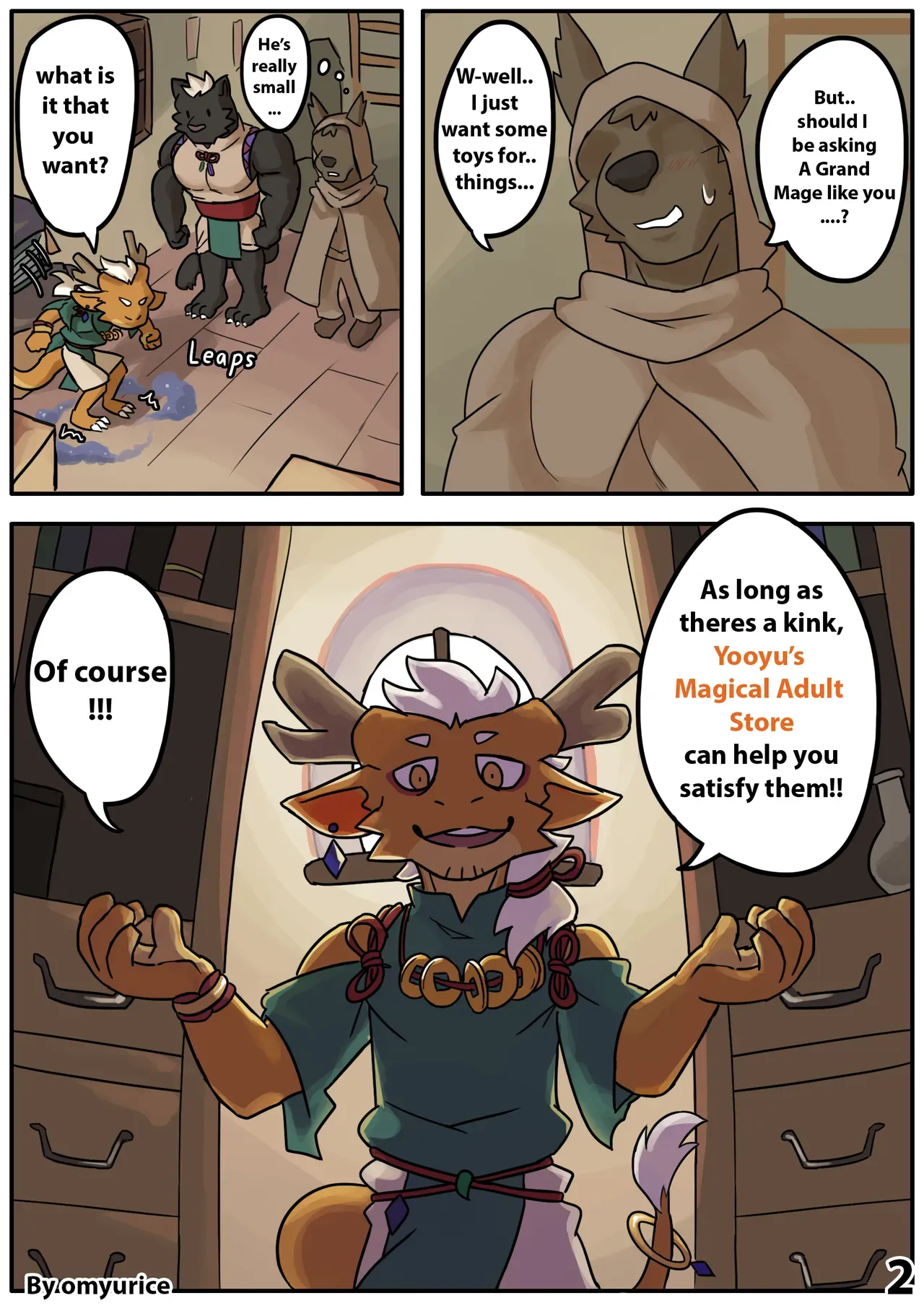 [Omyurice] Yooyu's Magical Adult Store Chapter 1 - Page 2