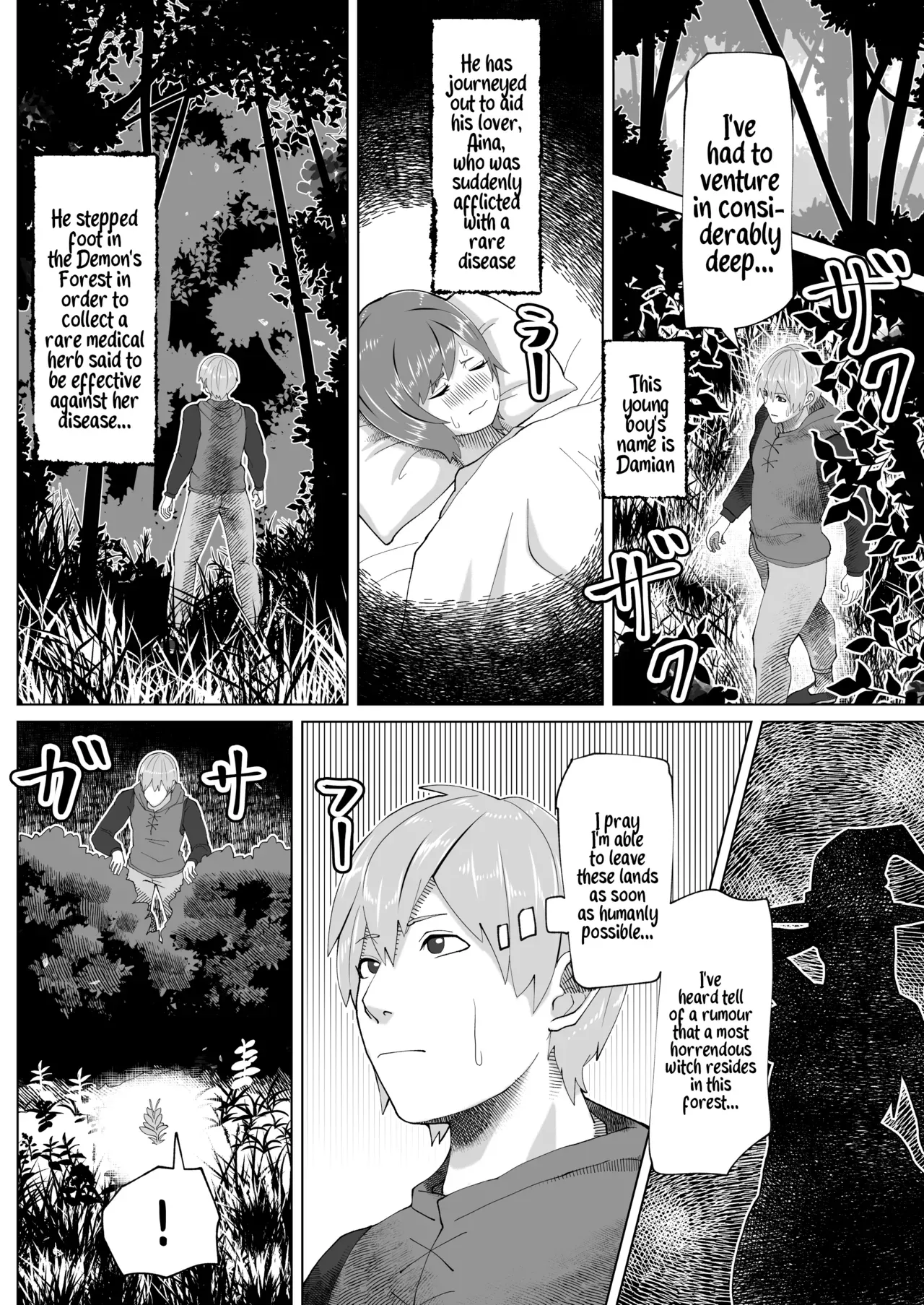 [bekobeko] Futanari Majo no Mori | The Futanari Witch's Forest [English] - Page 2