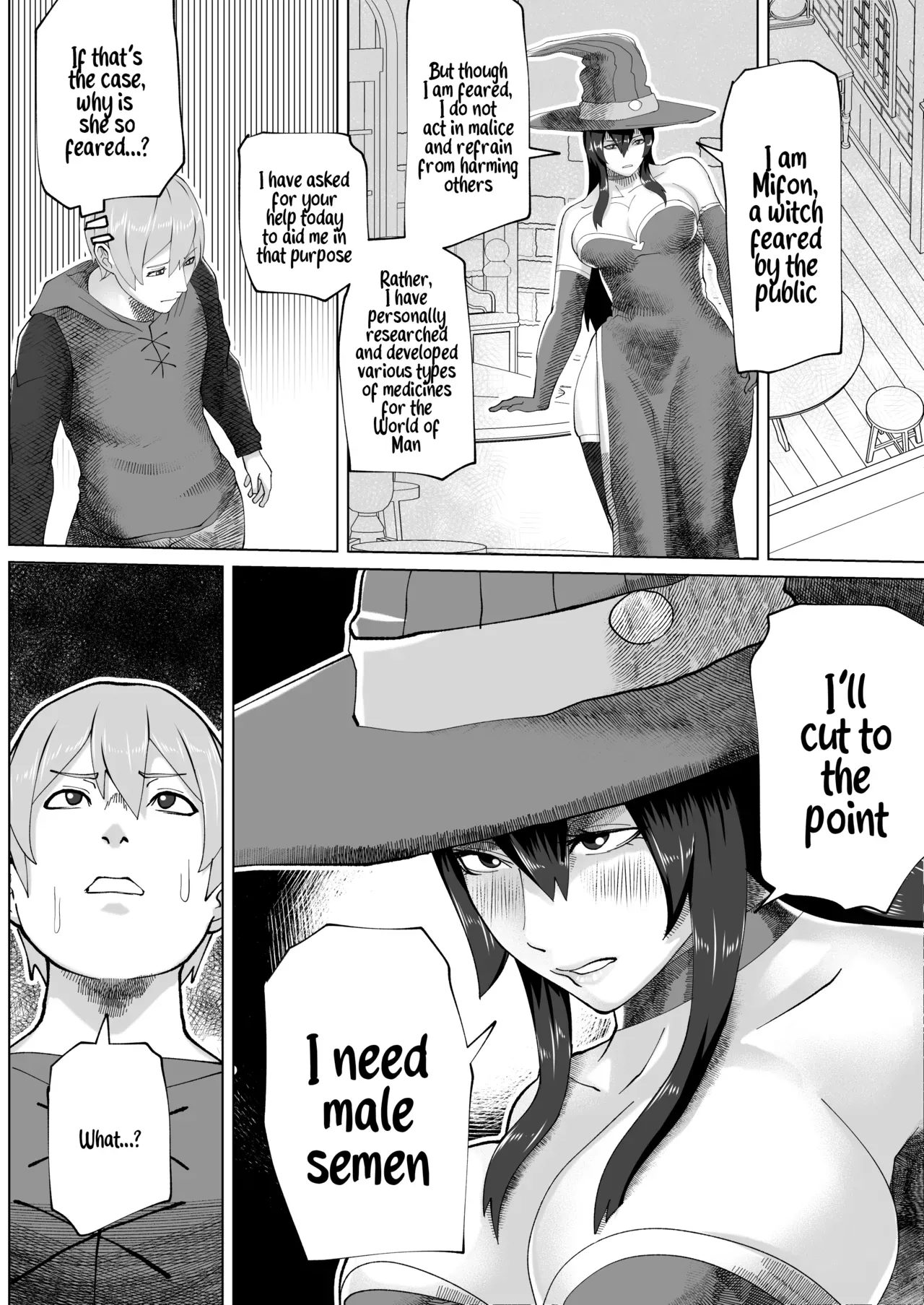 [bekobeko] Futanari Majo no Mori | The Futanari Witch's Forest [English] - Page 6