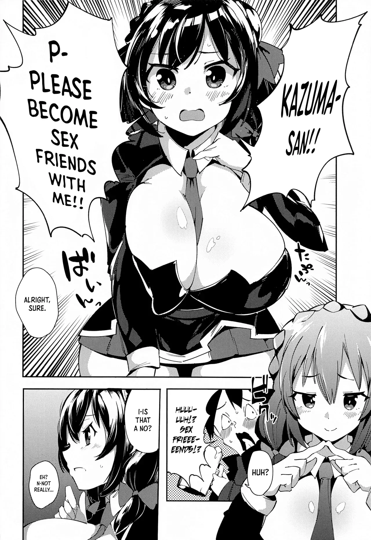 (C99) [Rakuen Tiramisu (Cobo)] Kono Subarashii Biyaku de Kimeseku o! 2 (Kono Subarashii Sekai ni Syukufuku o!) [English] [Panatical] - Page 5