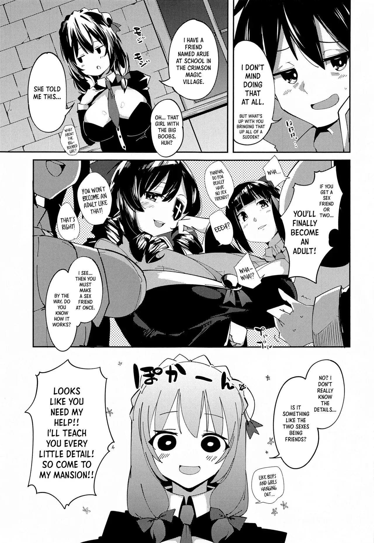 (C99) [Rakuen Tiramisu (Cobo)] Kono Subarashii Biyaku de Kimeseku o! 2 (Kono Subarashii Sekai ni Syukufuku o!) [English] [Panatical] - Page 6
