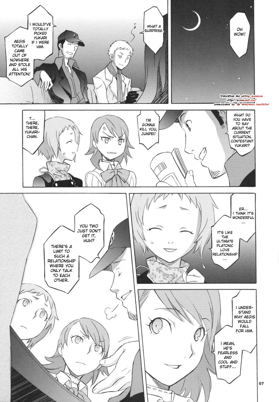 [Wagamamadou] Monogokoro (Persona 3)[English][DesuDesu] - Page 6