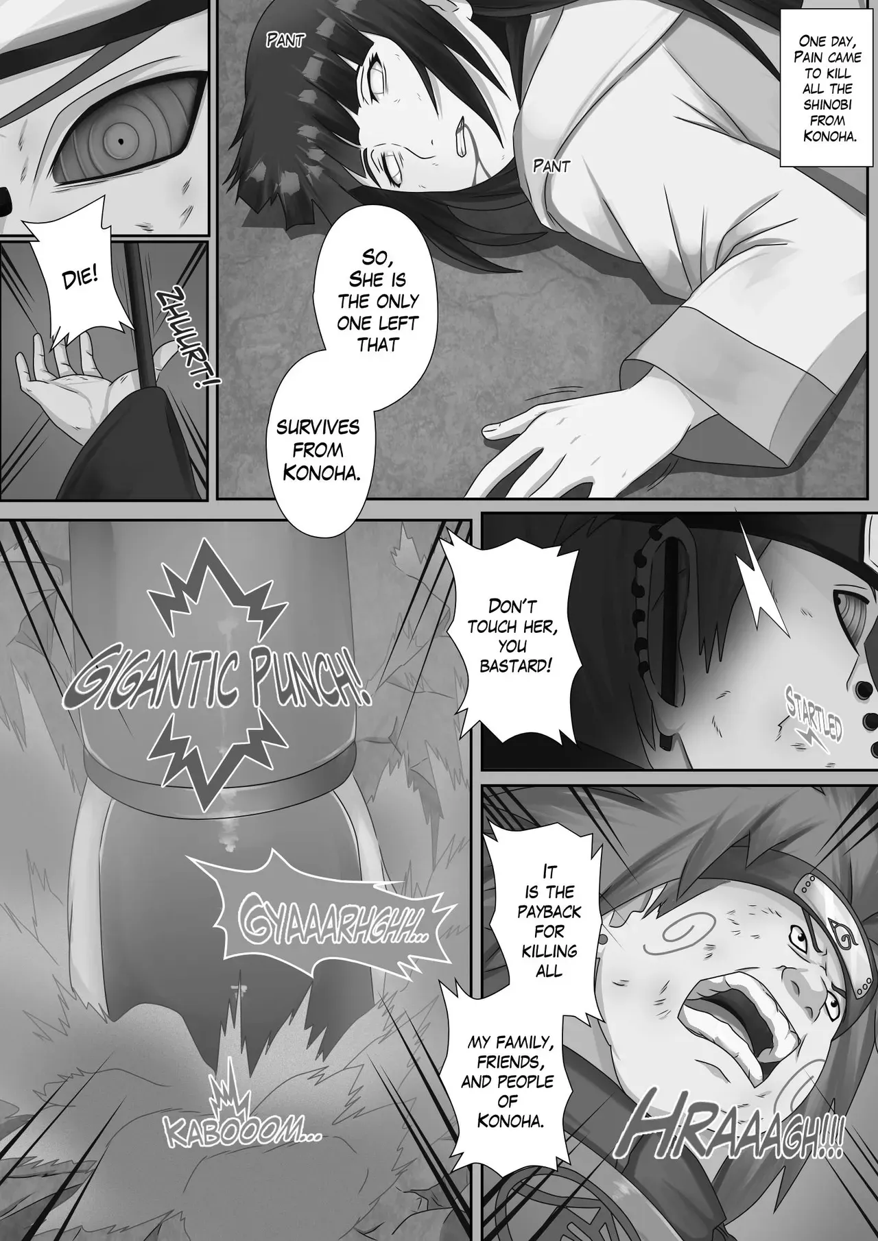 [Naraku No Nimotsu] Hinata x Choji Mating life after konoha gets destroyed (Naruto Shippuden) [English] - Page 2