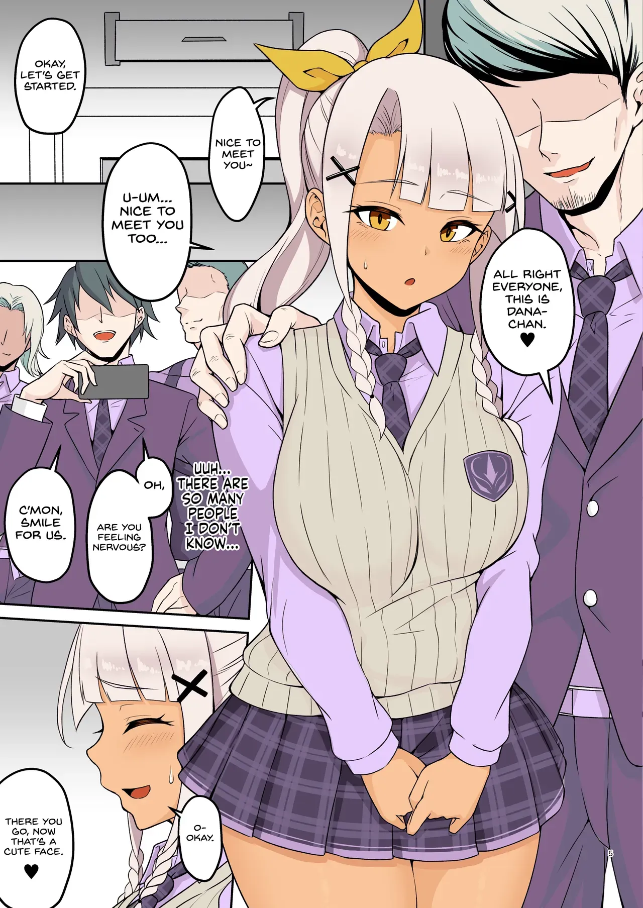 [ZENMAIN (Nejiro)] Dana-chan no Namahame H Taiken Kiroku [English] {Hennojin} [Colorized] [Digital] - Page 5