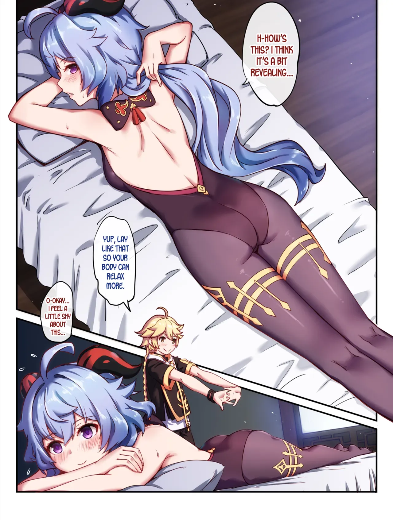 [Longbow Flintlock] Ganyu to no Zangyou | Working Overtime With Ganyu (Genshin Impact) [English] [LunaticSeibah] - Page 4