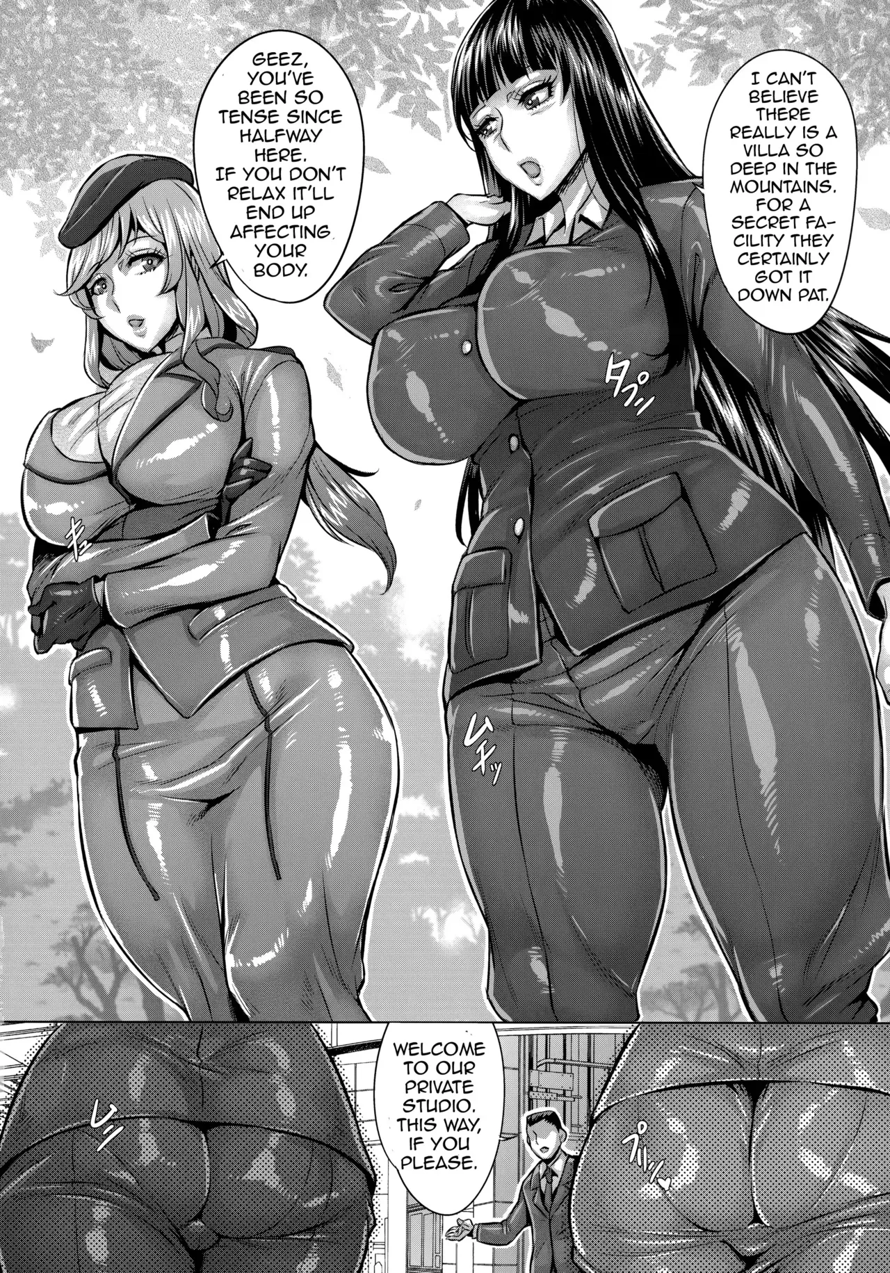 [Keigai Tengen (Momofuki Rio)] Sennou Sareta Iemoto-tachi no Zenra Inniku Satsueikai | The Mind Controlled Family Head's Fully Nude Photo Session (Girls und Panzer) [English] {Doujins.com} [Digital] - Page 3