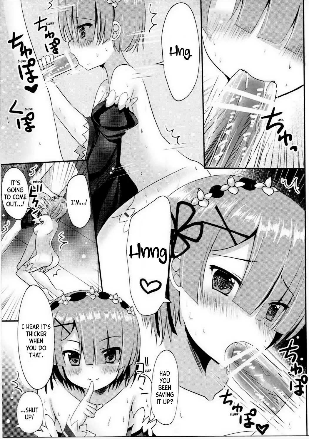 (Mimiket 36) [Nekosenyou Milk (Nasu Hanahana)] Aka to Ao no Maid-san ga Oni Kawaii Ken ni Tsuite  | In Regard to how the Red and Blue Maids are Extremely Cute (Re:Zero Kara Hajimeru Isekai Seikatsu) [English] [ianuela] - Page 6