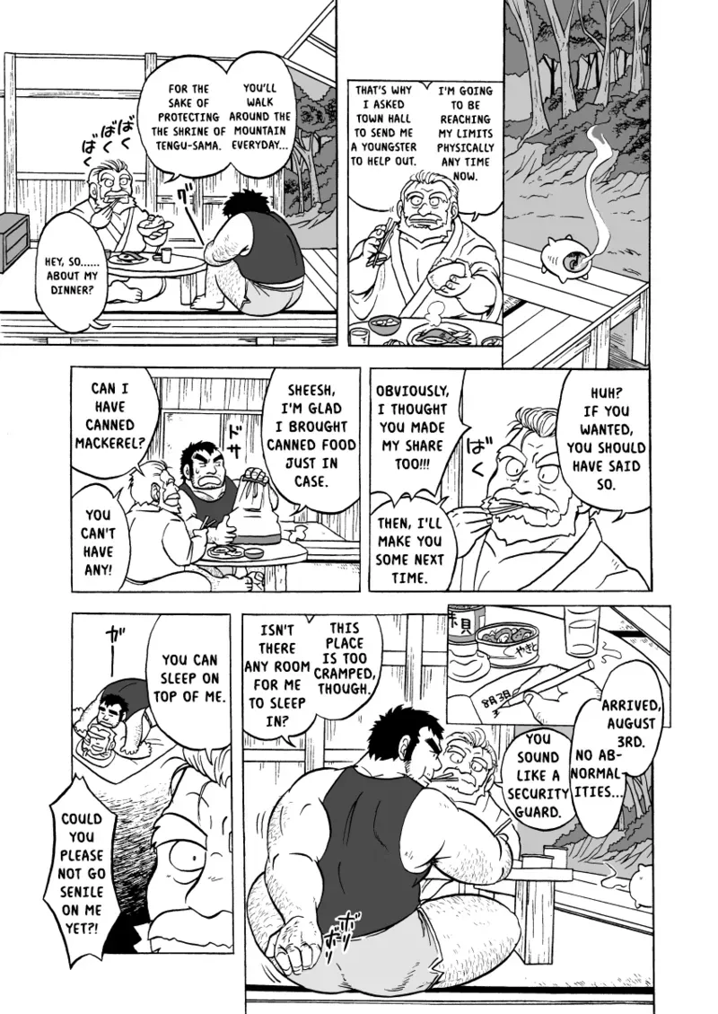 [Mitsuwa Building (Urahara-san)] Tengu Hanashi (Otoko Matsuri Vol. 1) | The Fables of Tengu [English] {RhyRhy} [Digital] - Page 3