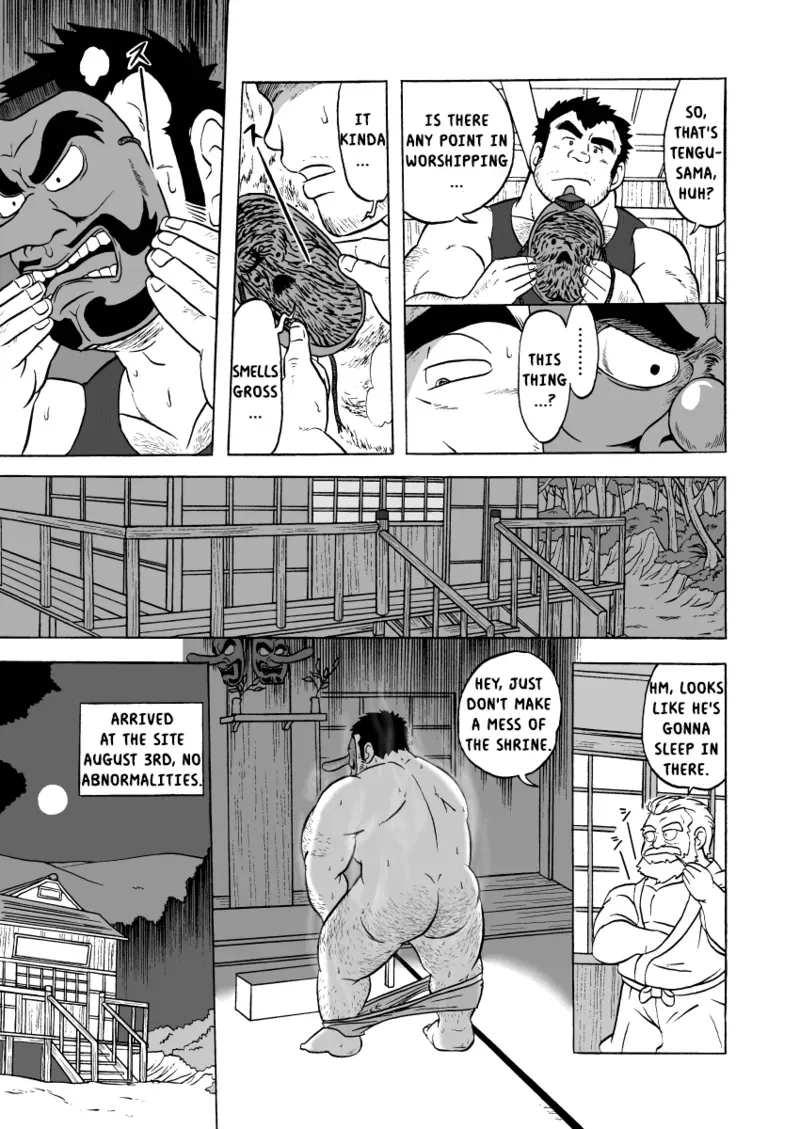 [Mitsuwa Building (Urahara-san)] Tengu Hanashi (Otoko Matsuri Vol. 1) | The Fables of Tengu [English] {RhyRhy} [Digital] - Page 5