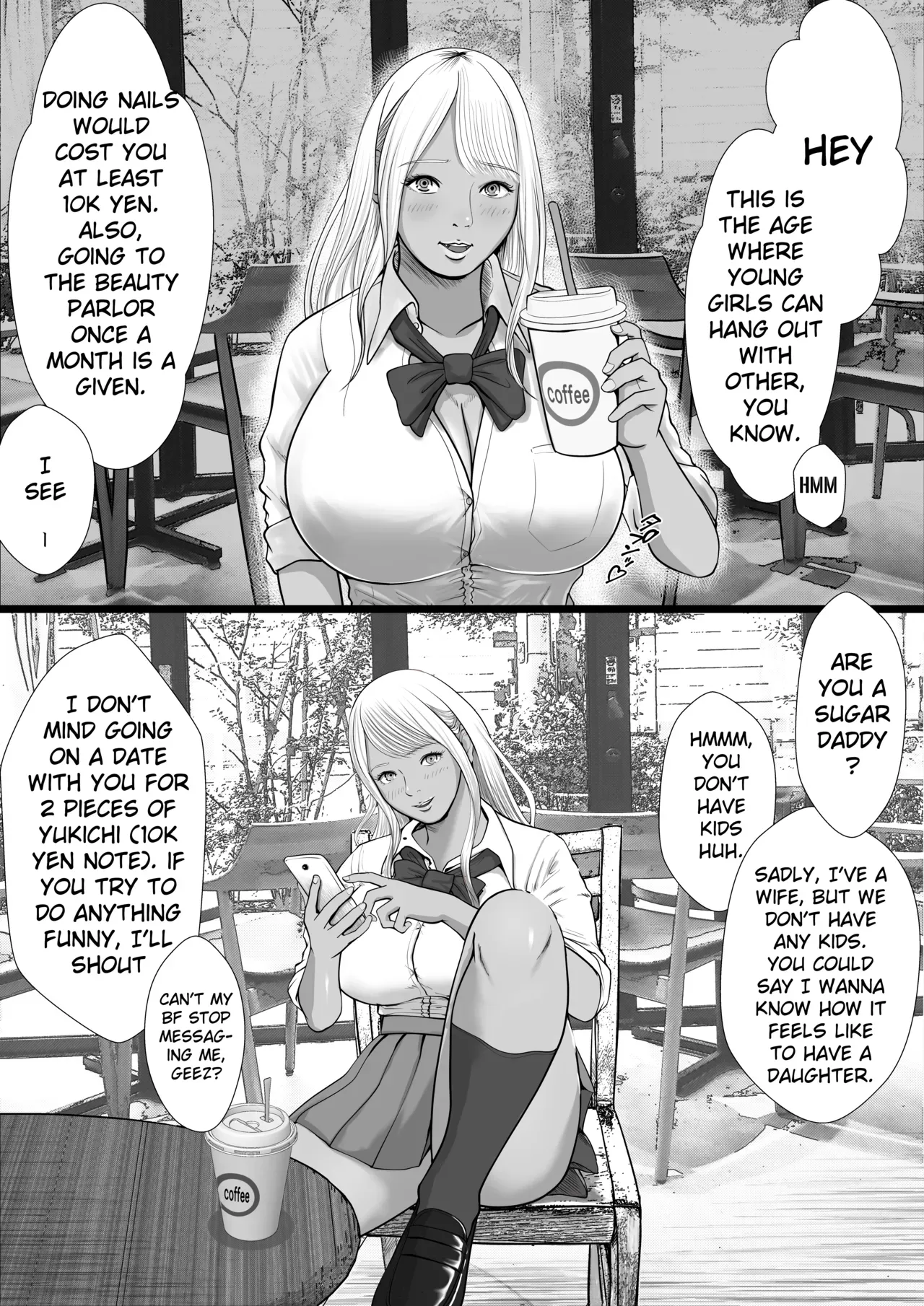 [Coela Network] Namaiki na Papakatsu Gal o Nakadashi Suru Houhou Ch. 1 Tachibana Kirara [English] [SquigglesJP] - Page 3