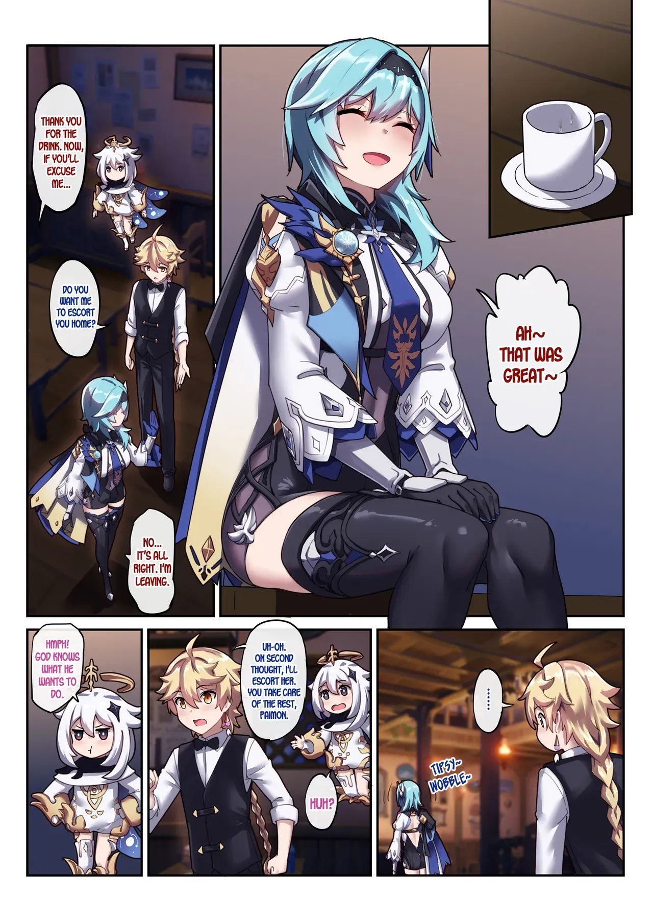 [Longbow Flintlock] Eula no Yotta Koudou | Eula's Drunken Escapade (Genshin Impact) [English] [LunaticSeibah] - Page 2