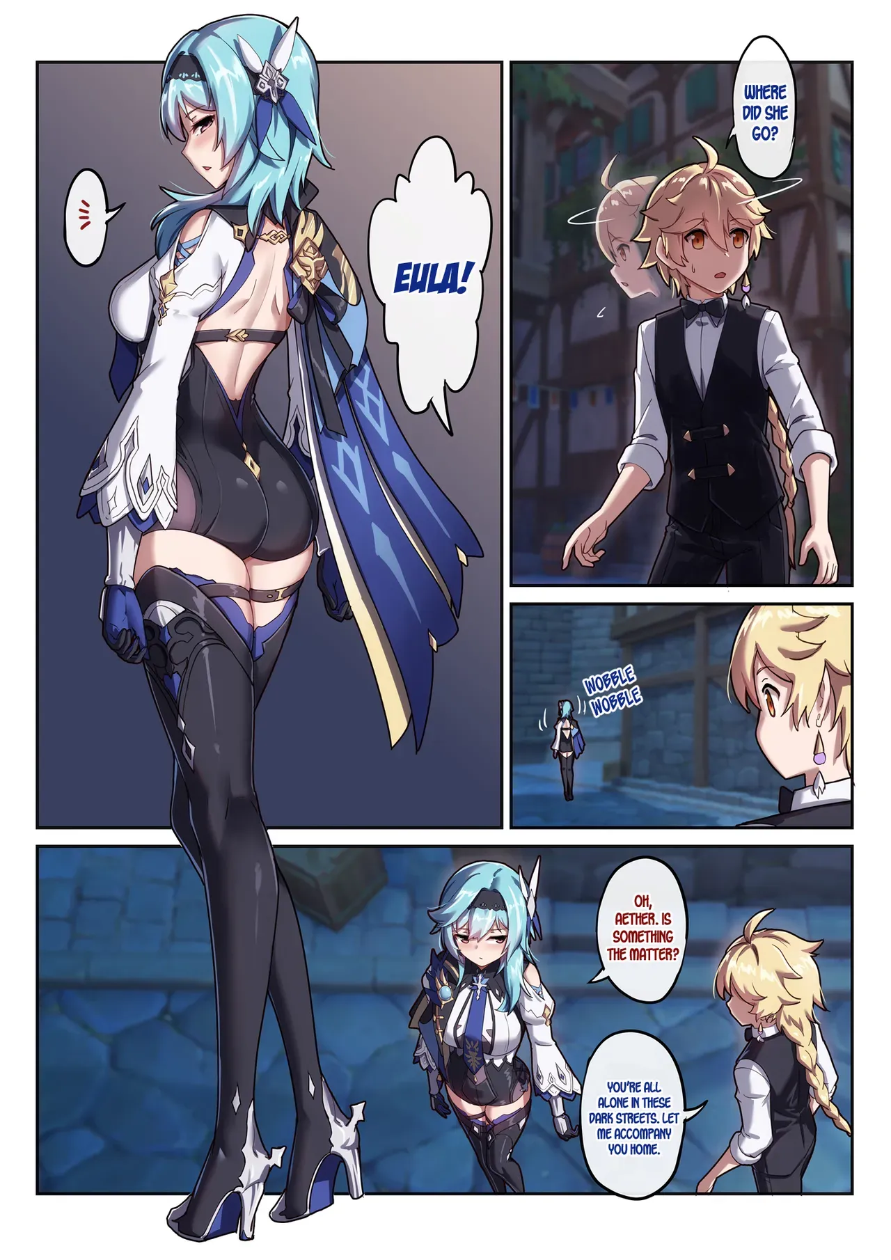 [Longbow Flintlock] Eula no Yotta Koudou | Eula's Drunken Escapade (Genshin Impact) [English] [LunaticSeibah] - Page 3