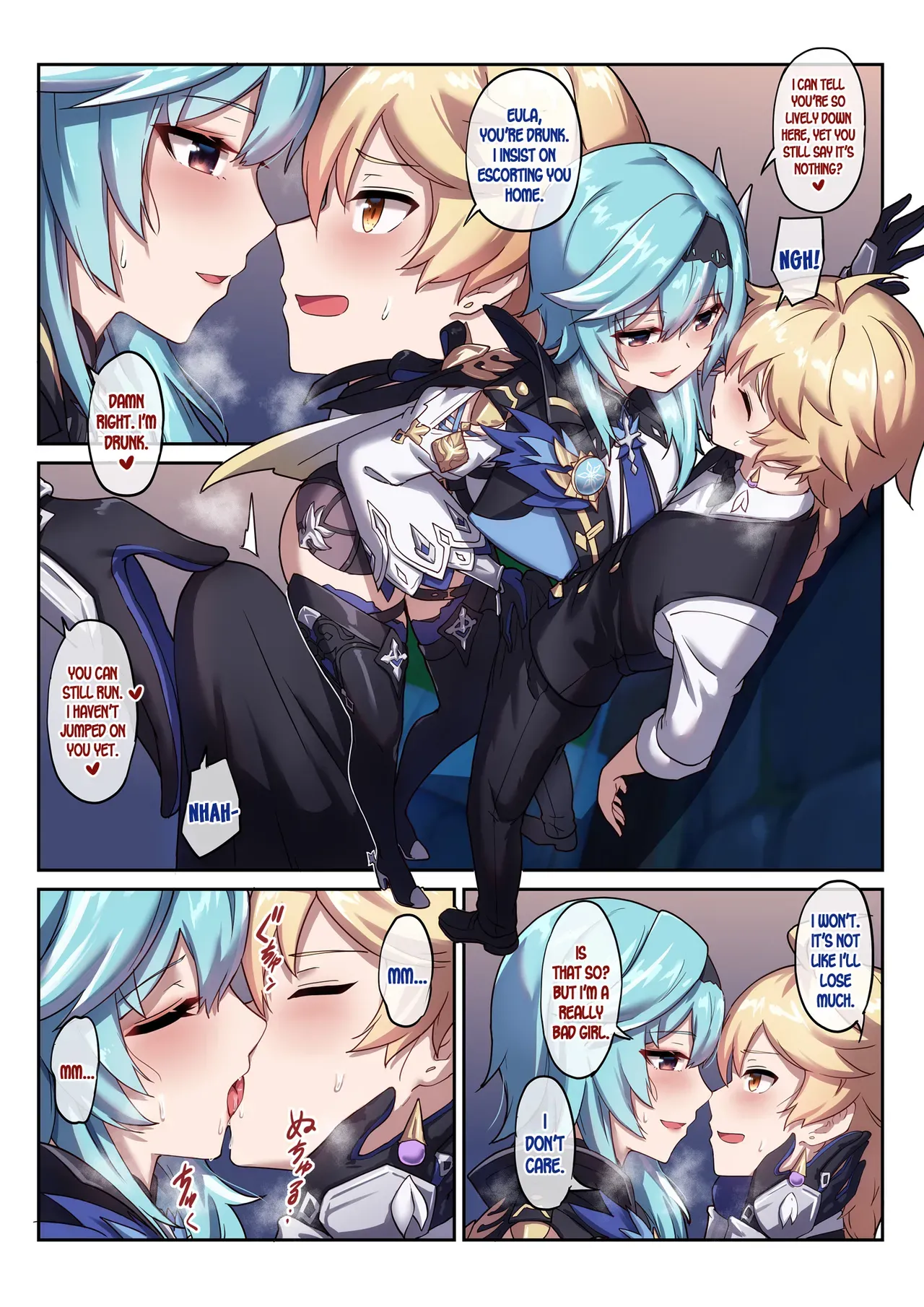 [Longbow Flintlock] Eula no Yotta Koudou | Eula's Drunken Escapade (Genshin Impact) [English] [LunaticSeibah] - Page 5