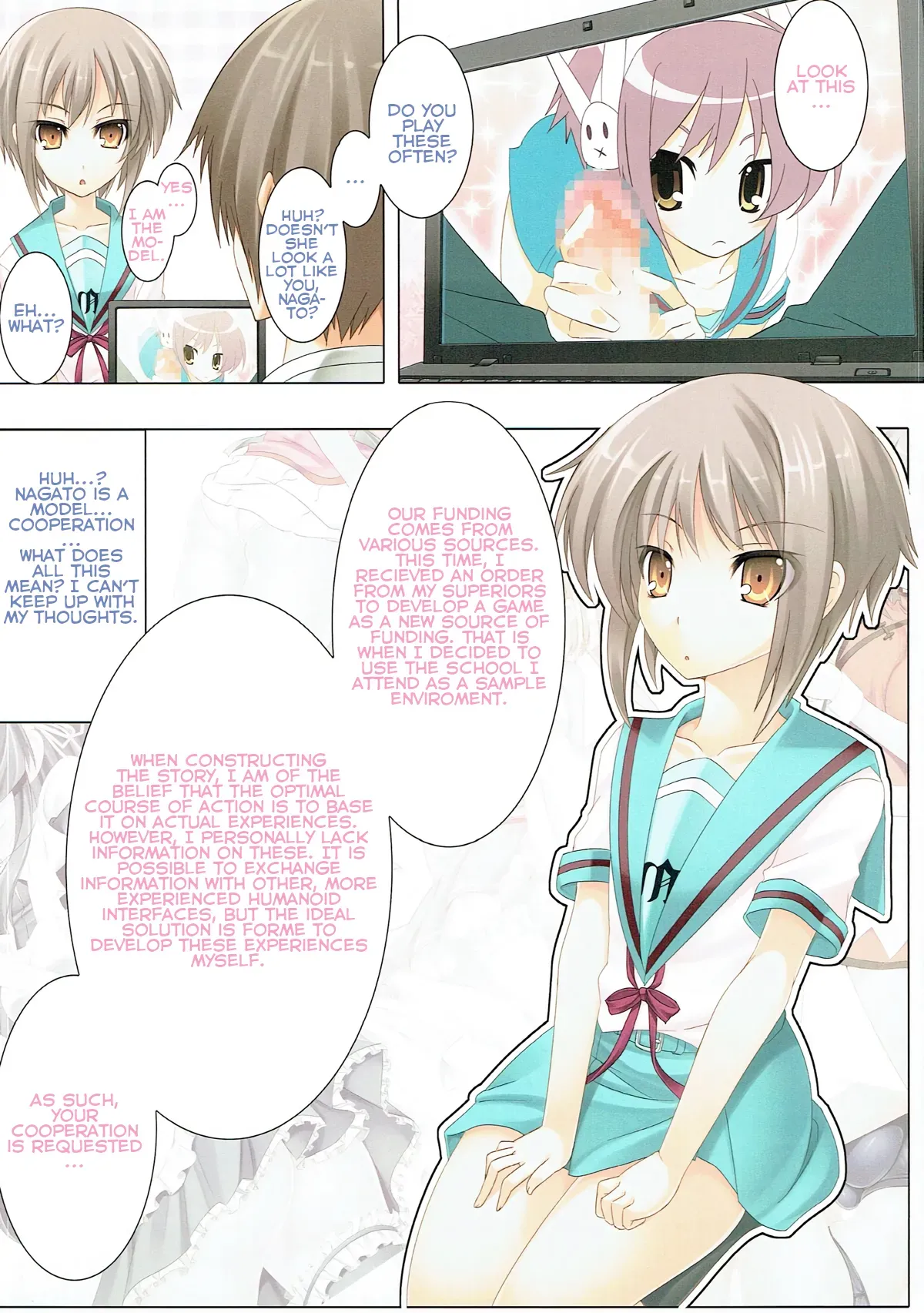(C76) [LockerRoom (100yen Locker)] Nagato Yuki no Bousou | The Rampage of Nagato Yuki (Suzumiya Haruhi no Yuuutsu) [English] - Page 3
