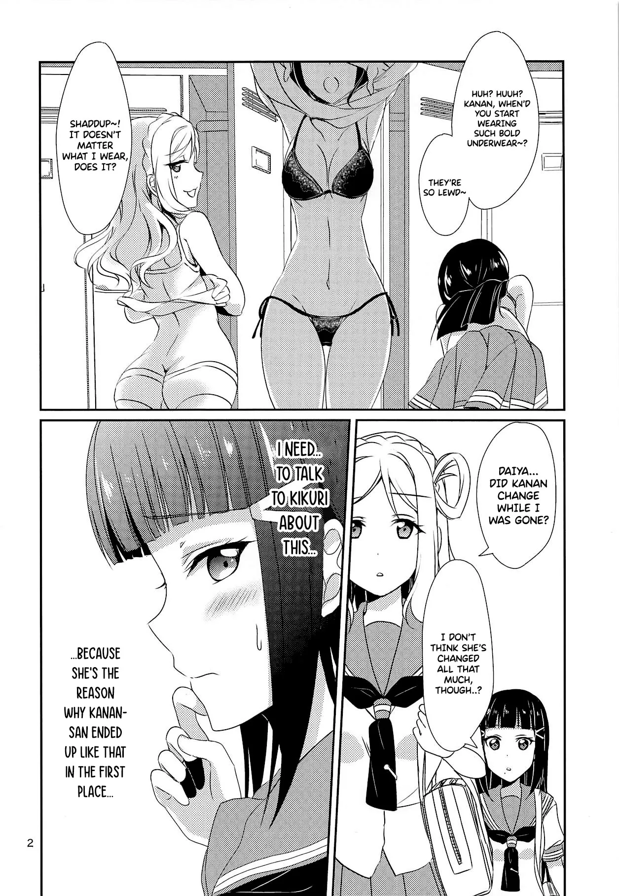 (C93) [Fukurou no Yuubinya san (Ueto Ruri)] MY Wai TONIGHT (Love Live! Sunshine!!) [English] {Doujins.com} - Page 3