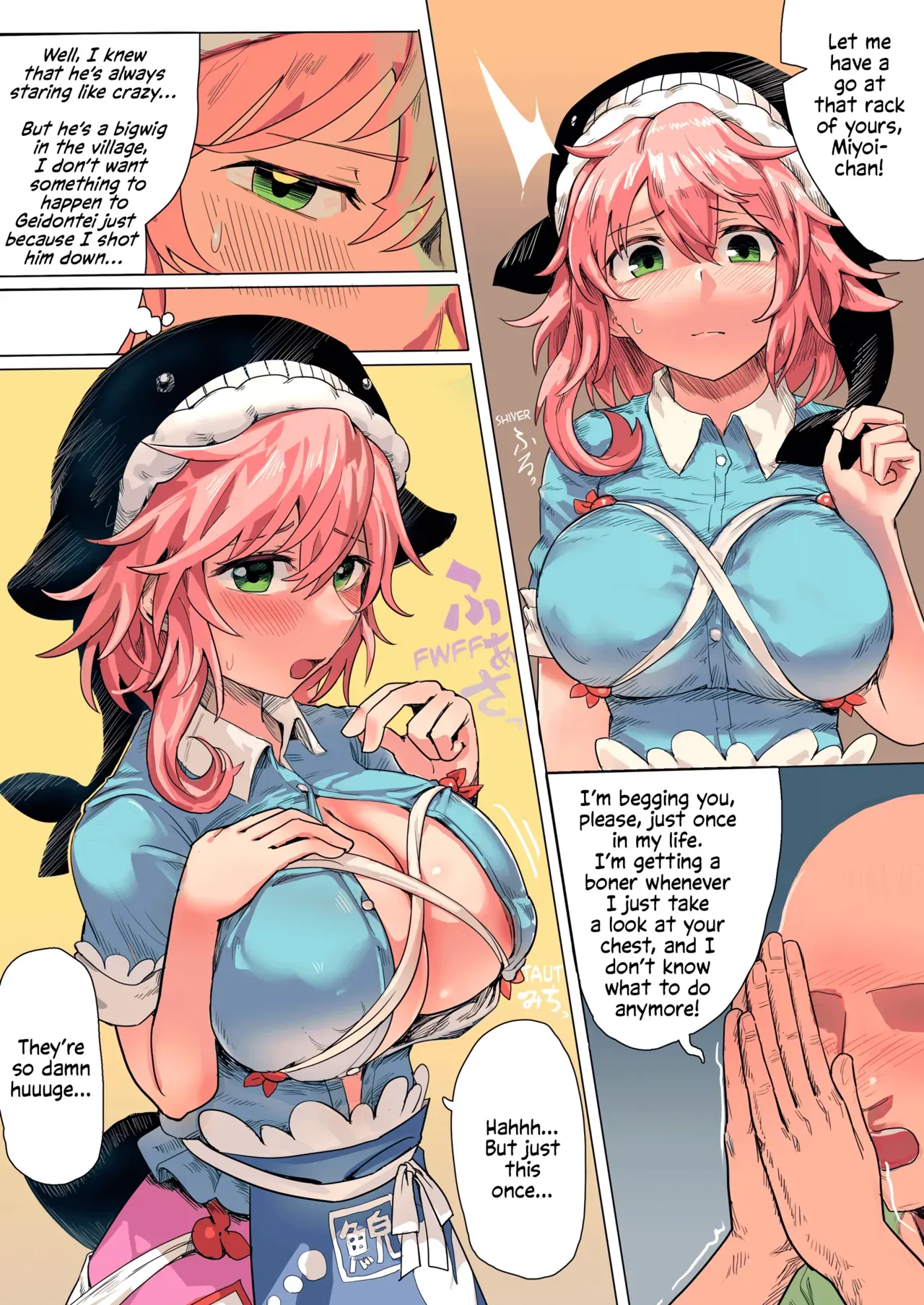 [Hakonnbu] Mune O Tsukawareru Okunoda Miyoi | Using Miyoi Okunoda's Boobs (Touhou Project) [English] [Solas] - Page 2