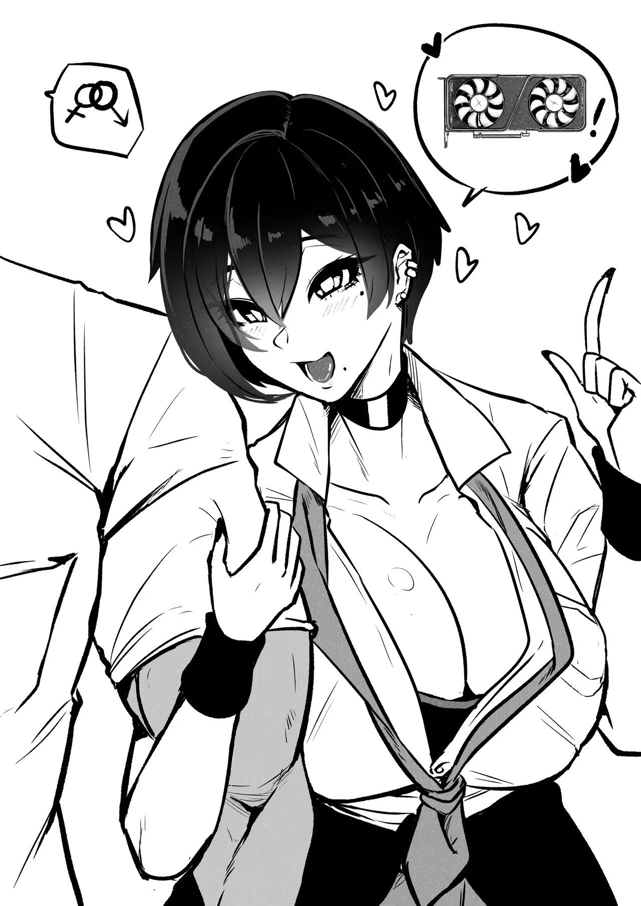 [Sakino Yumeko] I Need Money For Brand New GPU Please! - Page 3