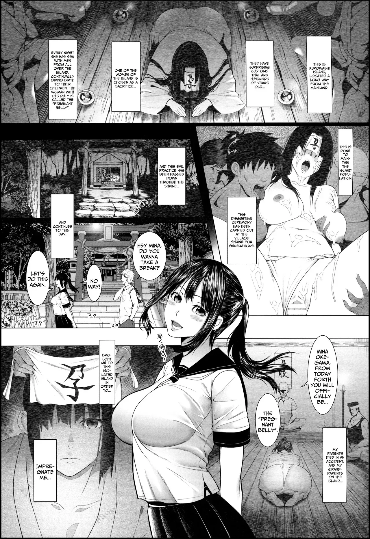 [BIG (big.g)] Haramase no Shima 3 ~Kodane o Shikomare Modaeru Otome~ | Pregnant Island 3 - A Girl is Agonisingly Filled With Semen [English] =CBS= [Digital] - Page 2