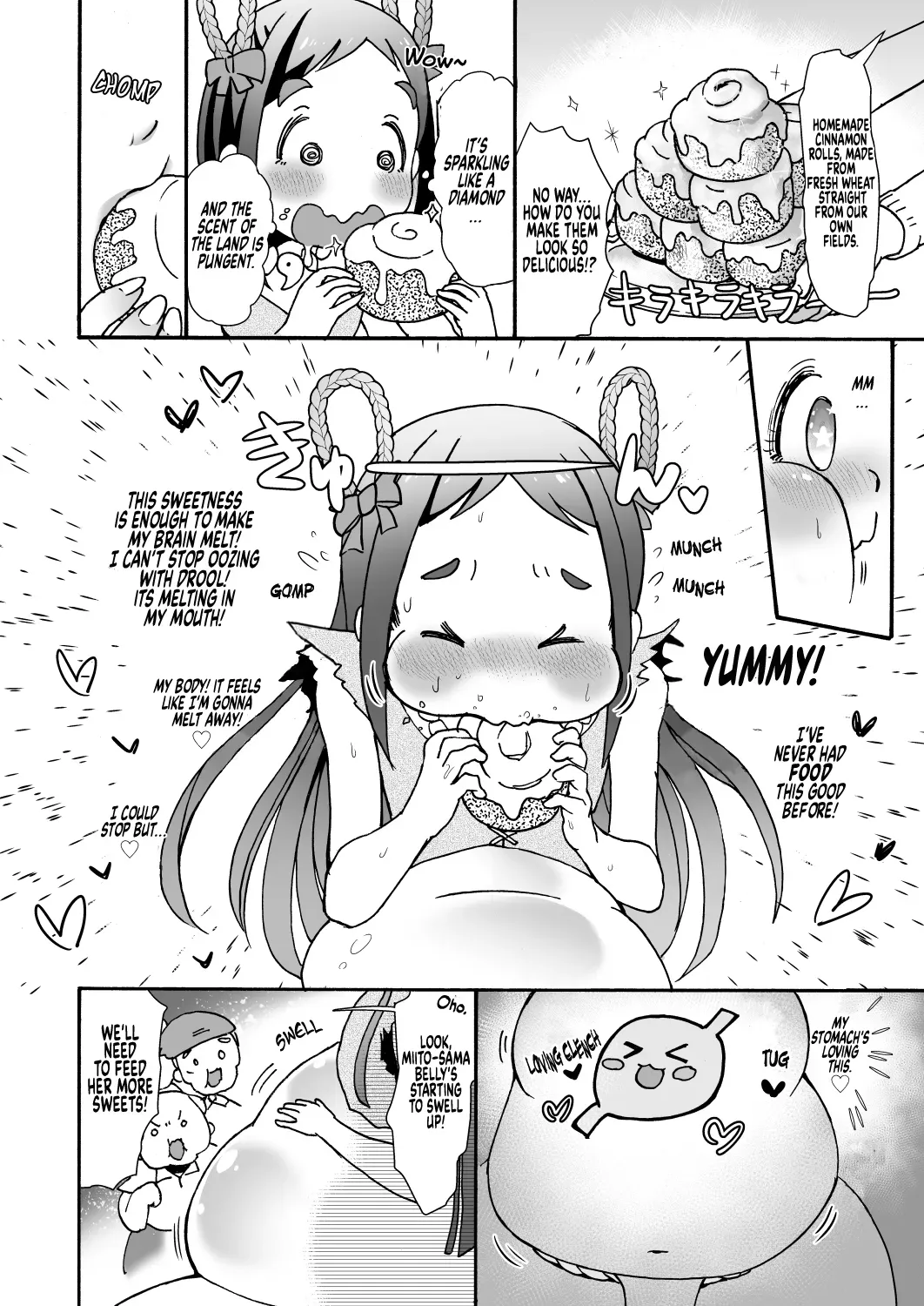 [PRBRheadphone(▲arakata)] Obese village shrine maiden Miito-chan | himanka mura miko no mixitochan  ～ 2 nin no futorimiko～ [English] - Page 5