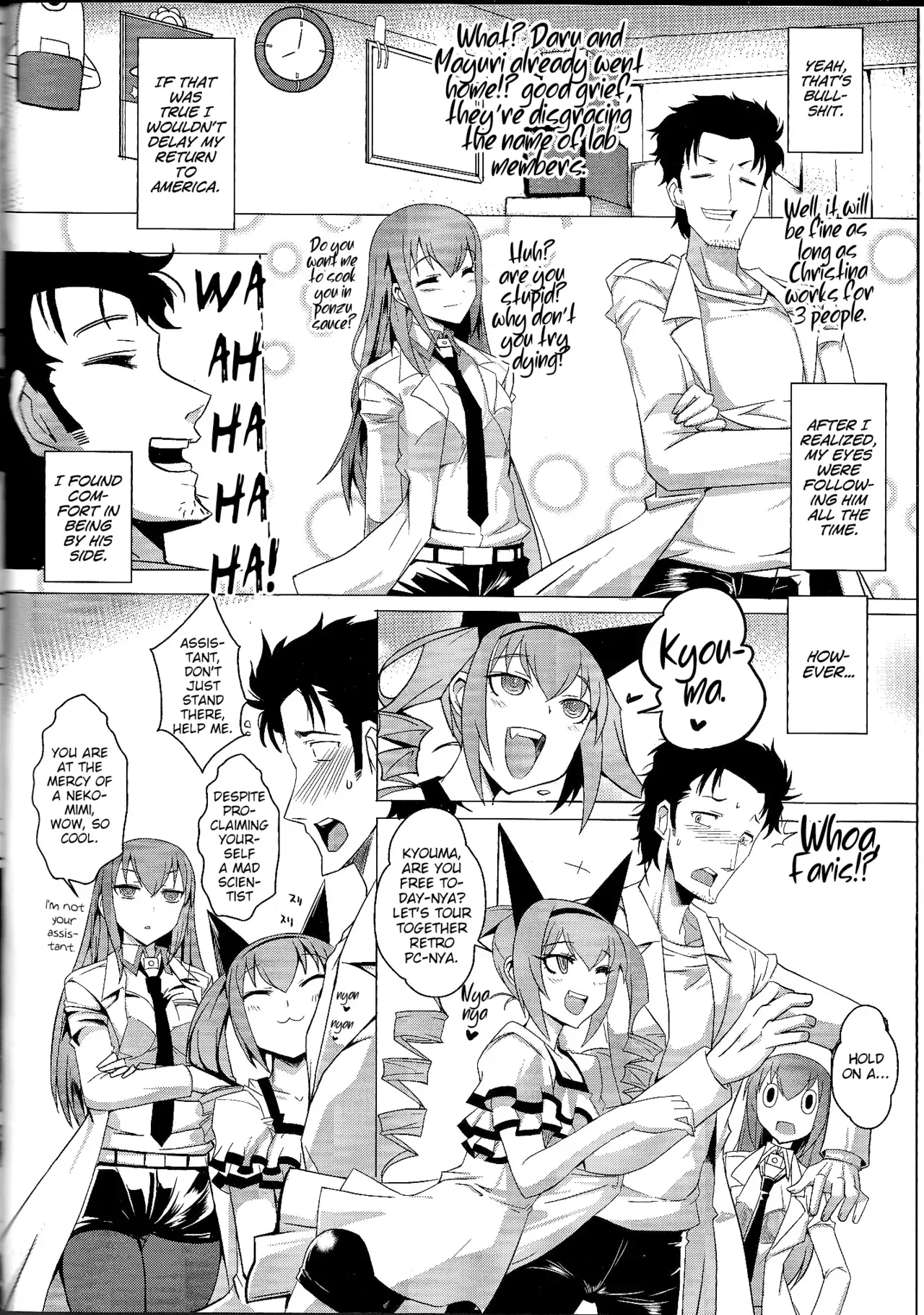 (C84) [YOMOTHUHIRASAKA, HINA*CAN (bbsacon, Hinako Yui)] Kenjin Chijou no Sodoministers (Steins;Gate) [English] - Page 5